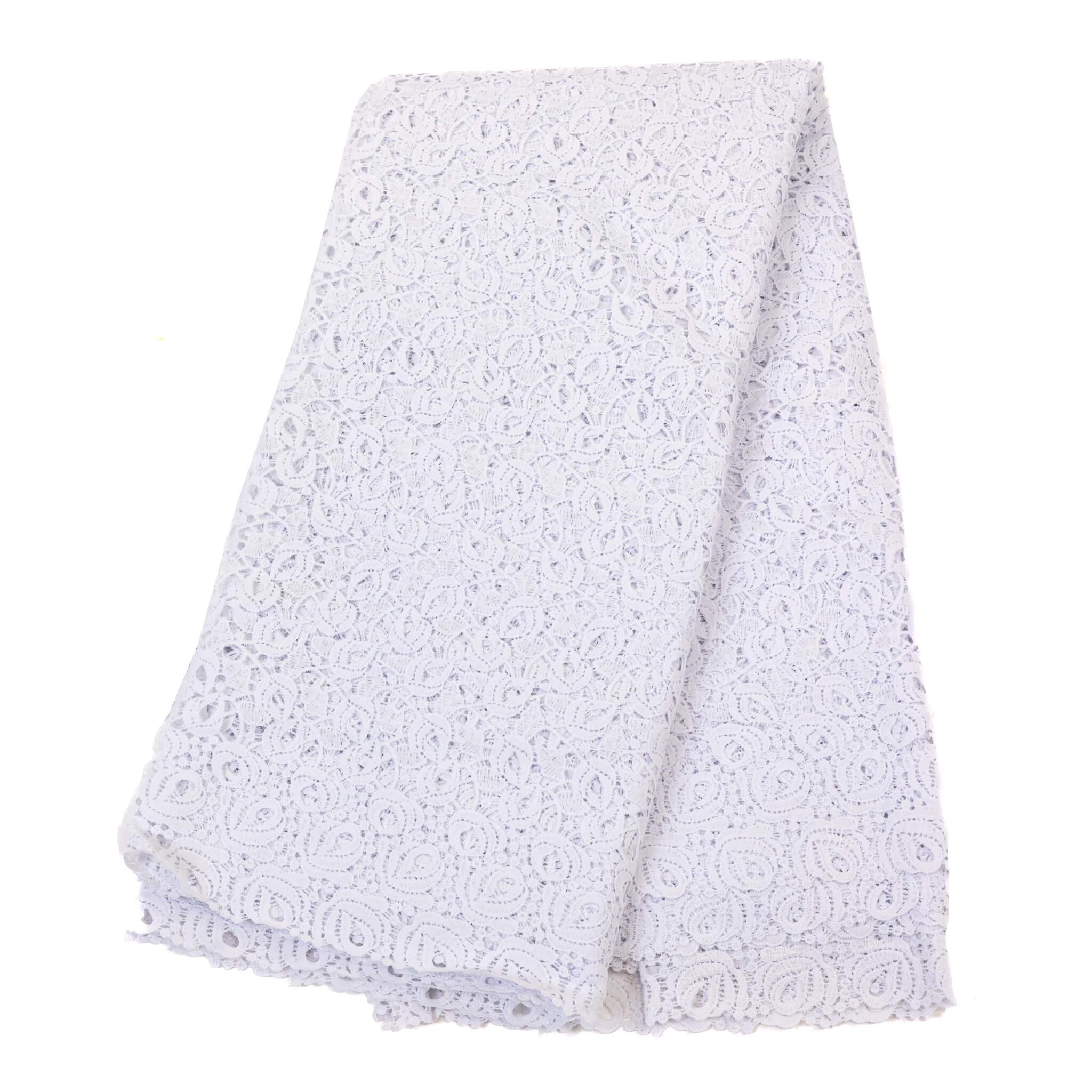 White Petal Guipure/Cod Lace