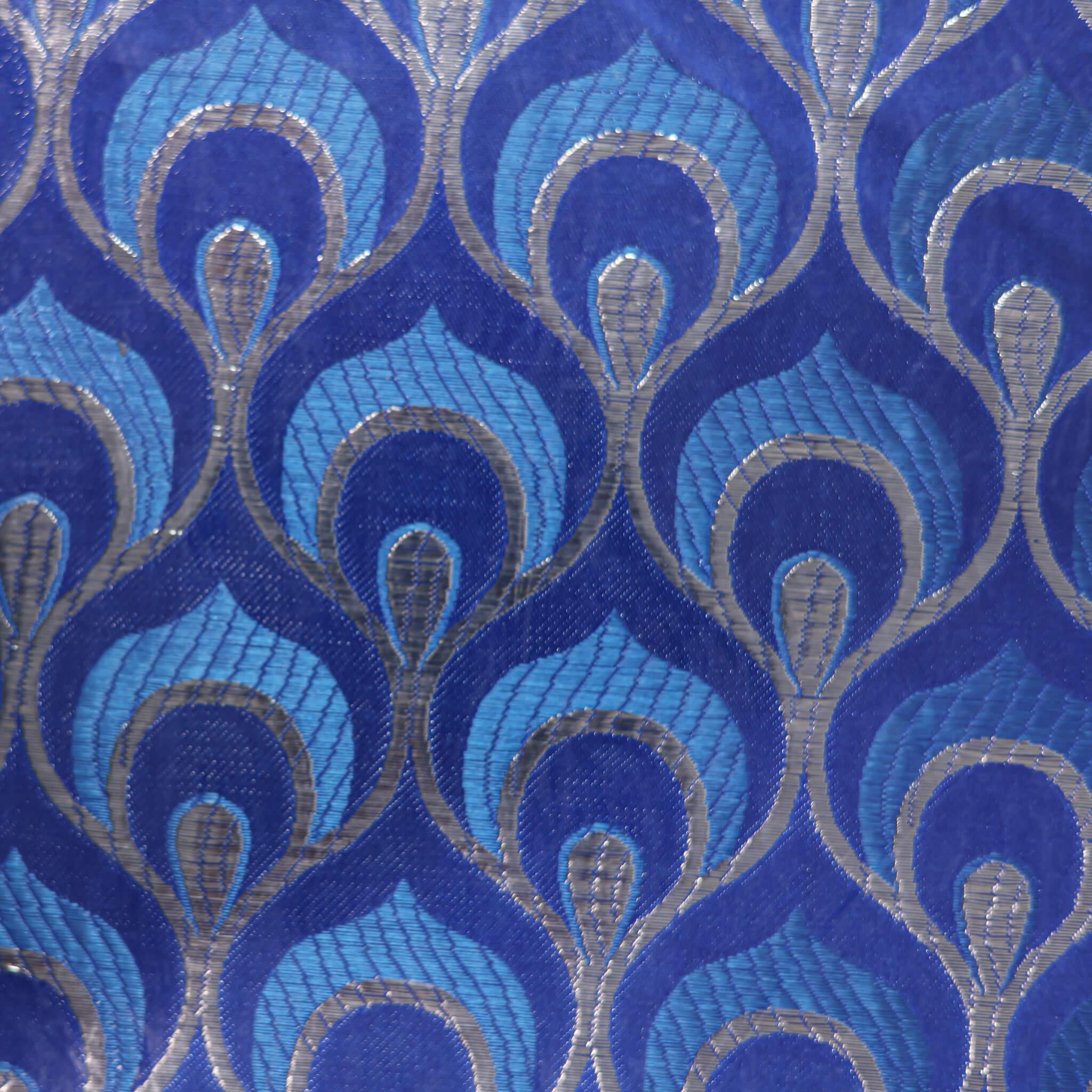 Blue & Silver 2pc Sego Gele