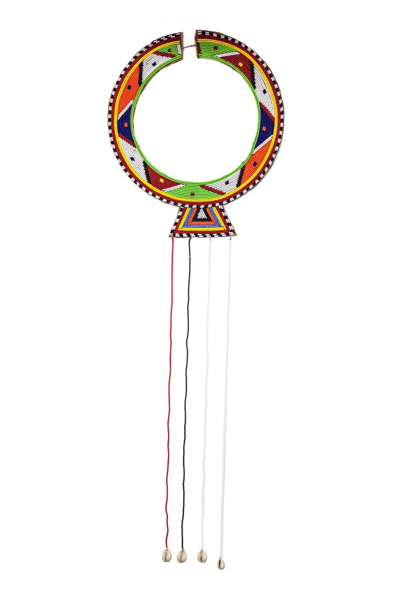 Maasai Traditional Beaded Necklace - MD
