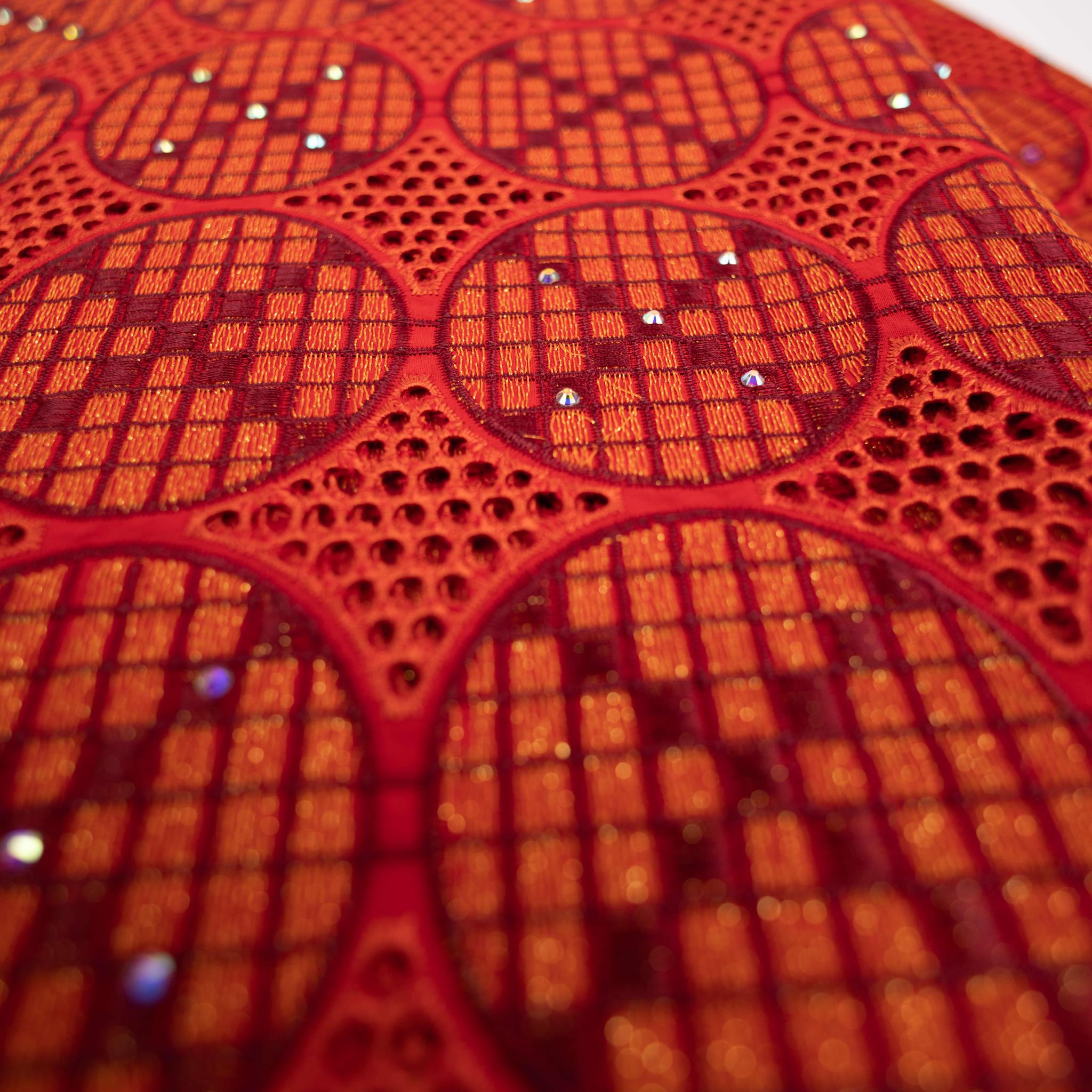 Orange Cotton Lace
