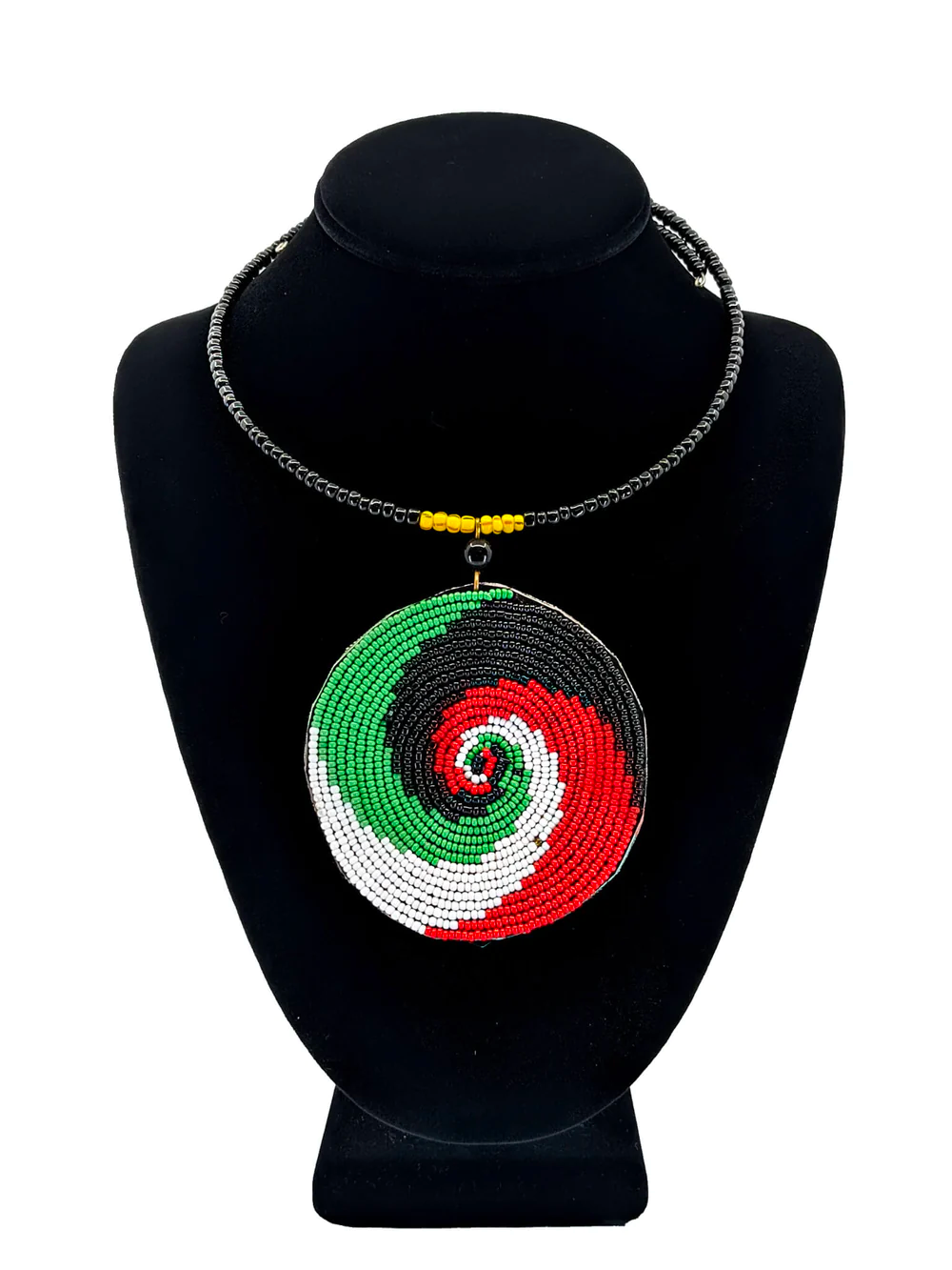 African Massai Pendant Necklace Set