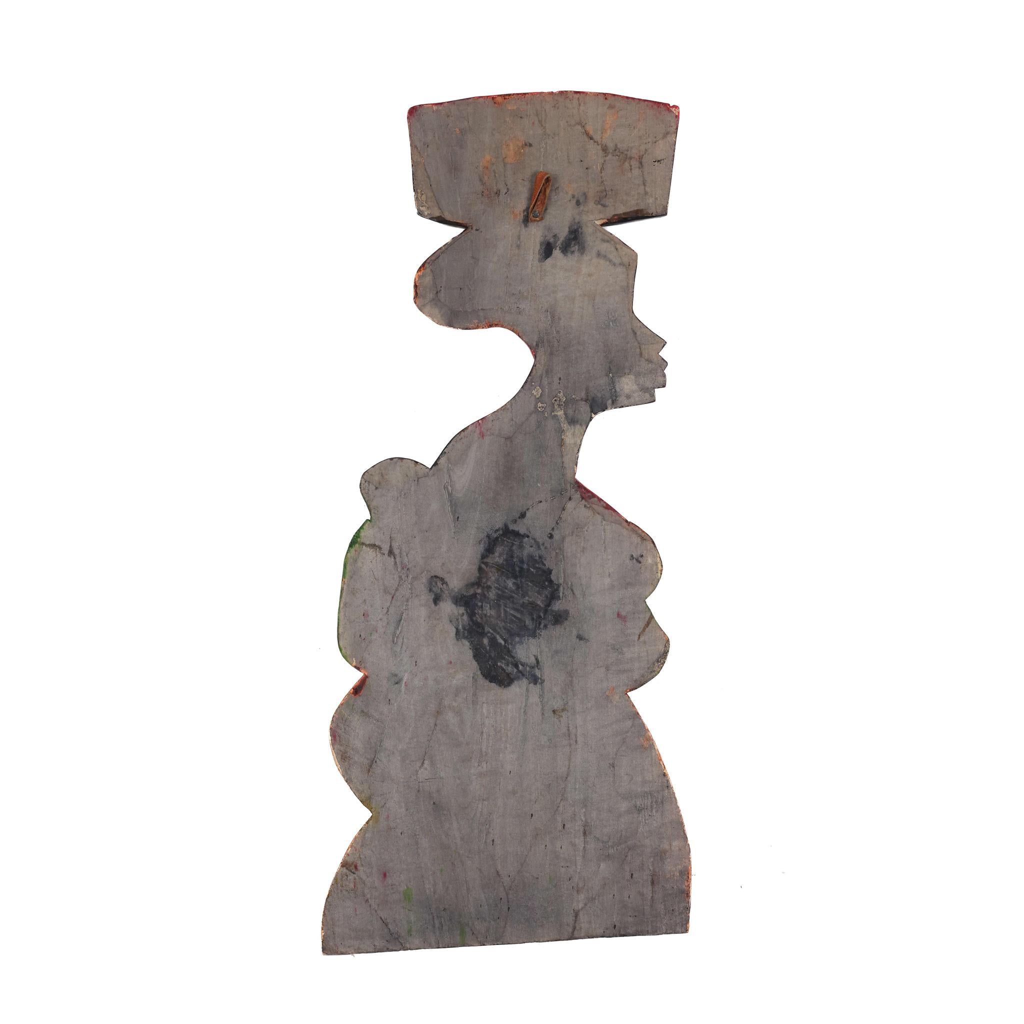 Hand-Carved Mama Africa Wall Sculpture - Large