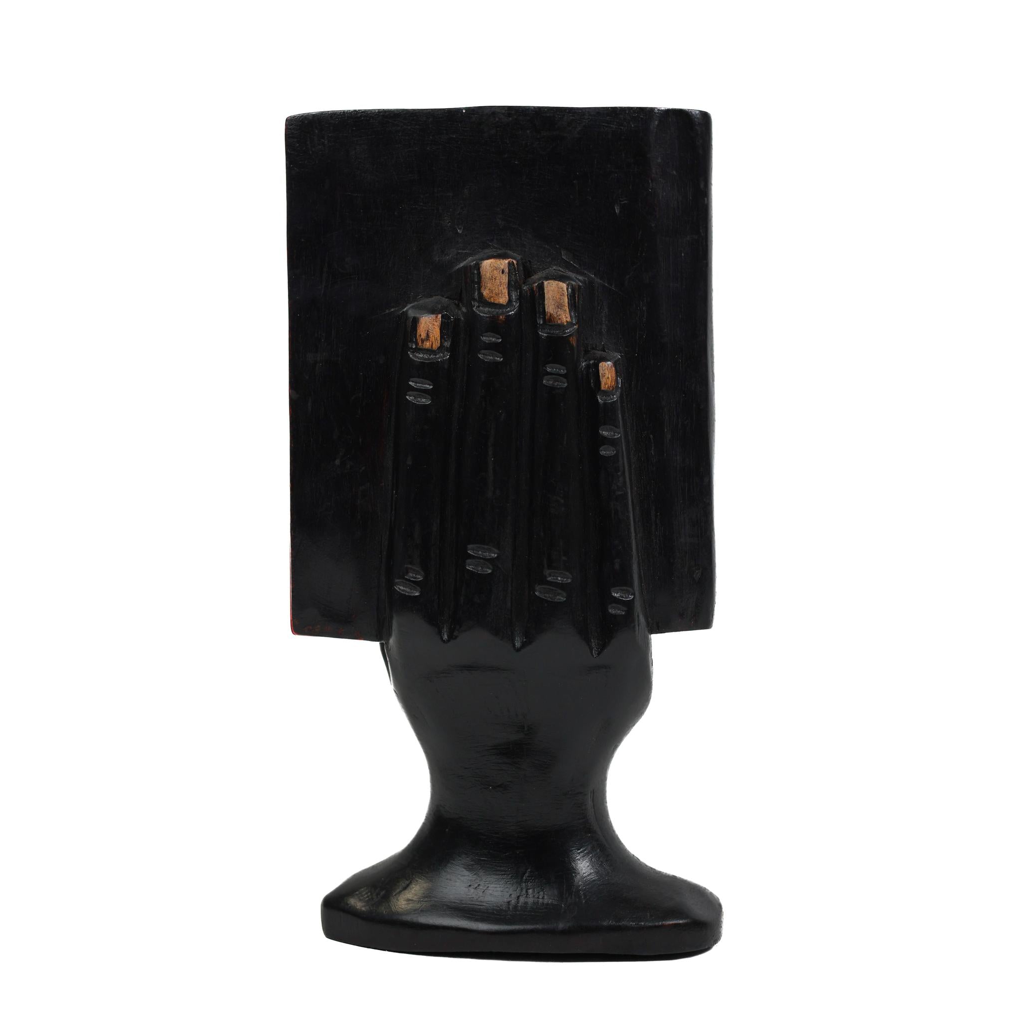 Hand-Carved Ghanaian Sculpture: Holding Faith