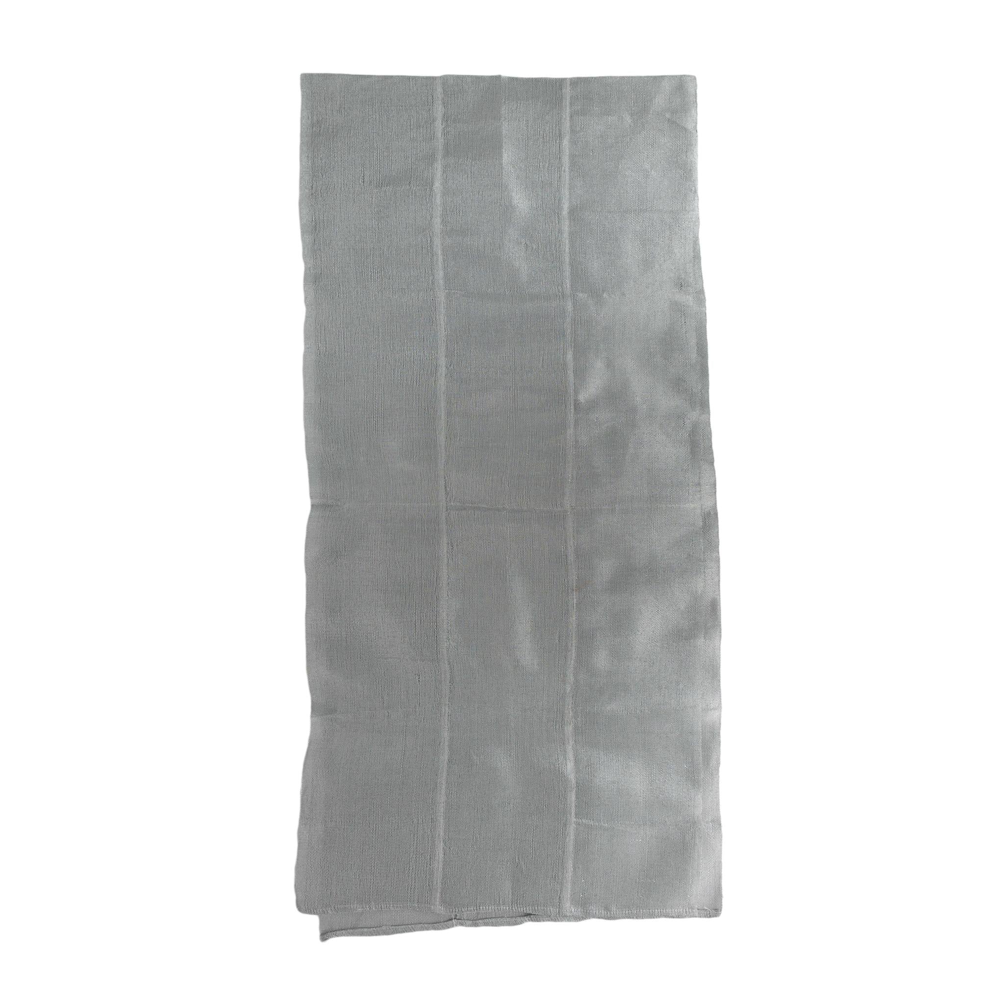 Aso Oke Gele - Headwear - Metallic Sliver