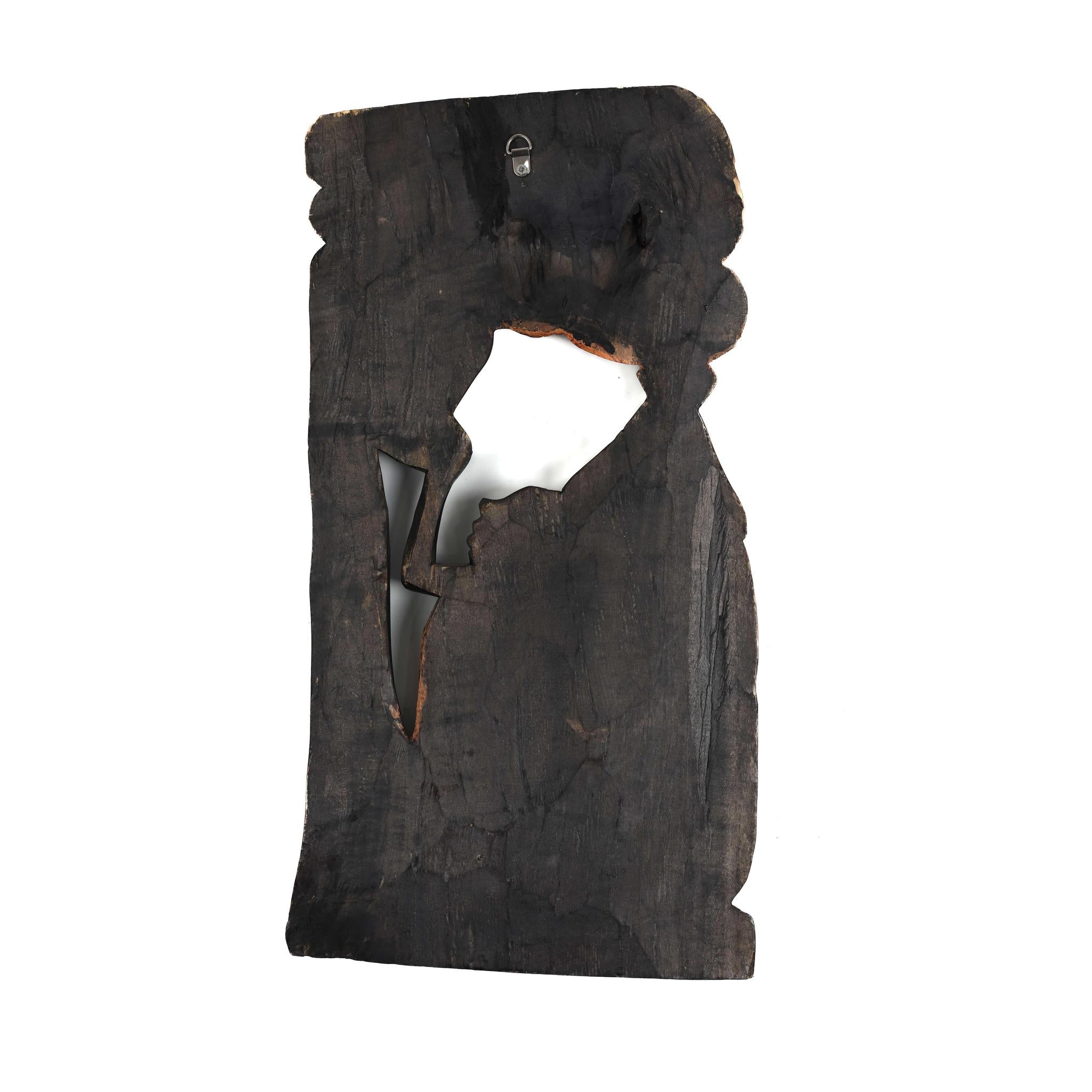 Hand-Carved Wall Art - Tree Climbing