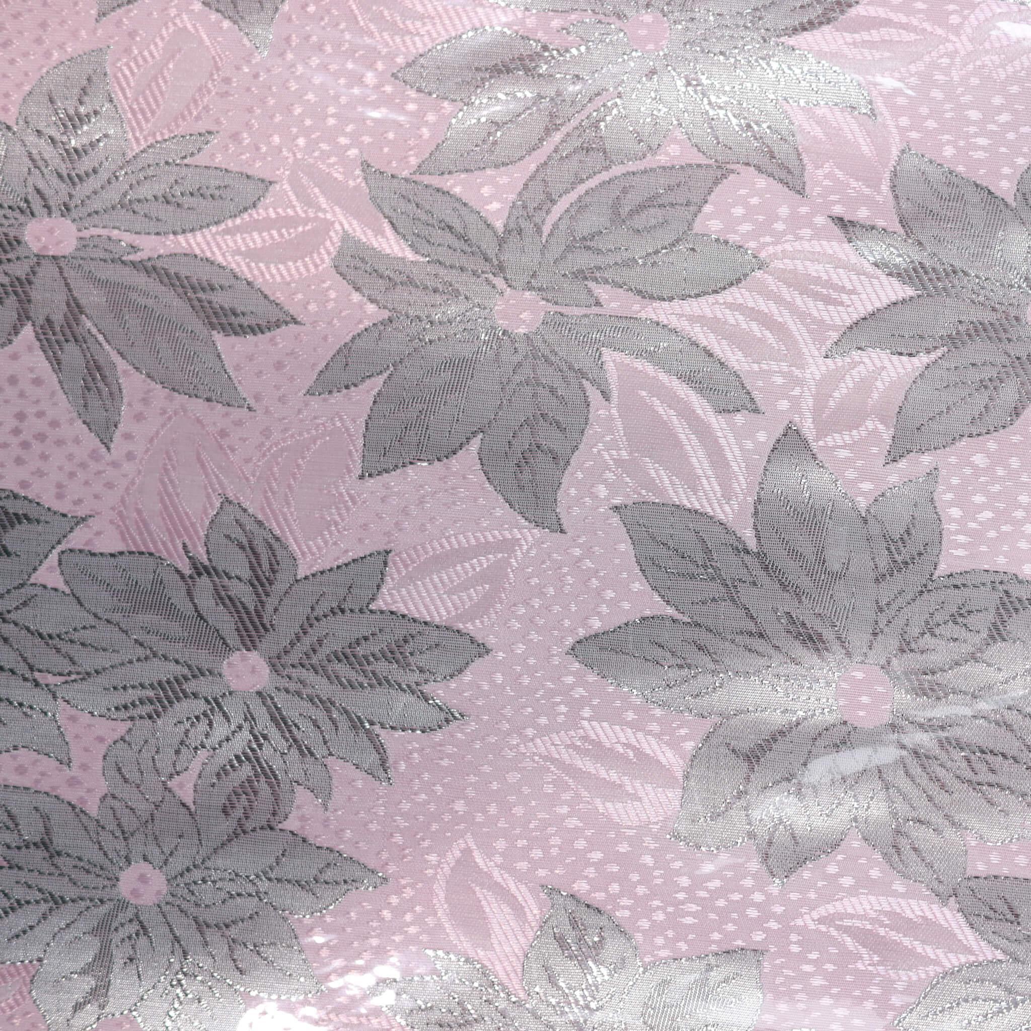 Pink & Silver Petal 2pc Sego Gele