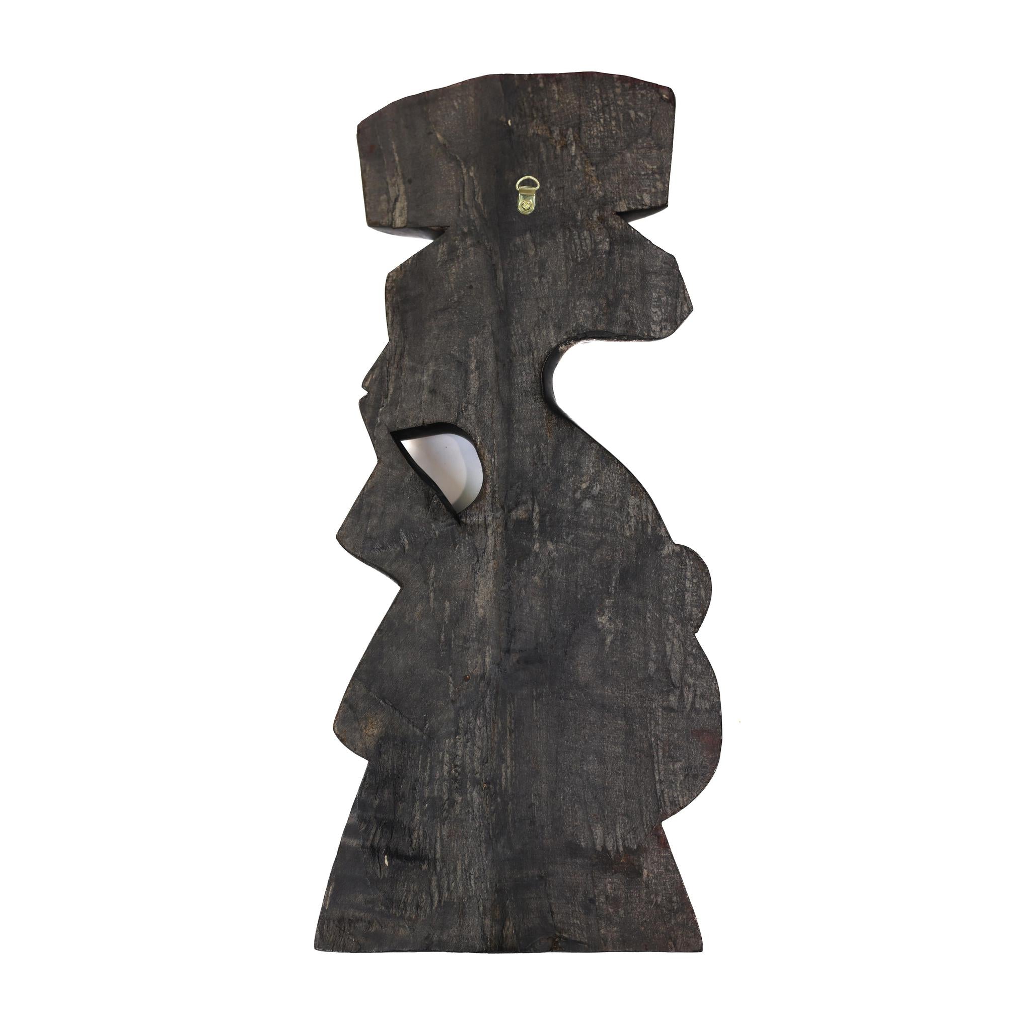 Hand-Carved Mama Africa Wall Sculpture