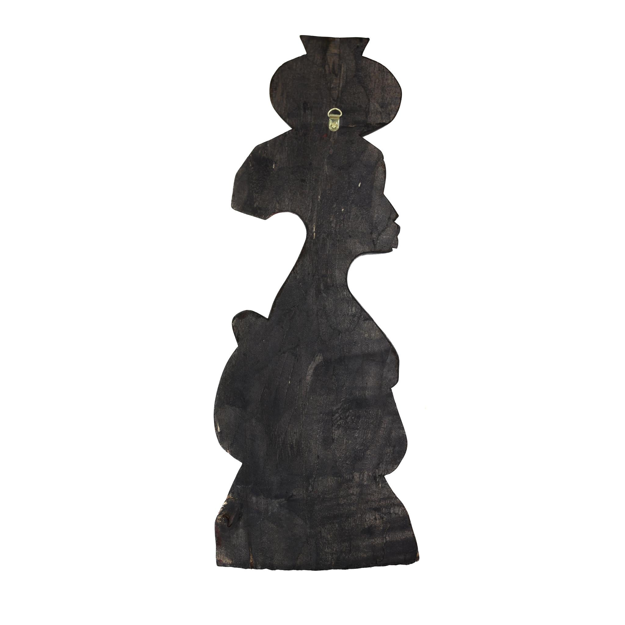 Hand-Carved Mama Africa Wall Sculpture