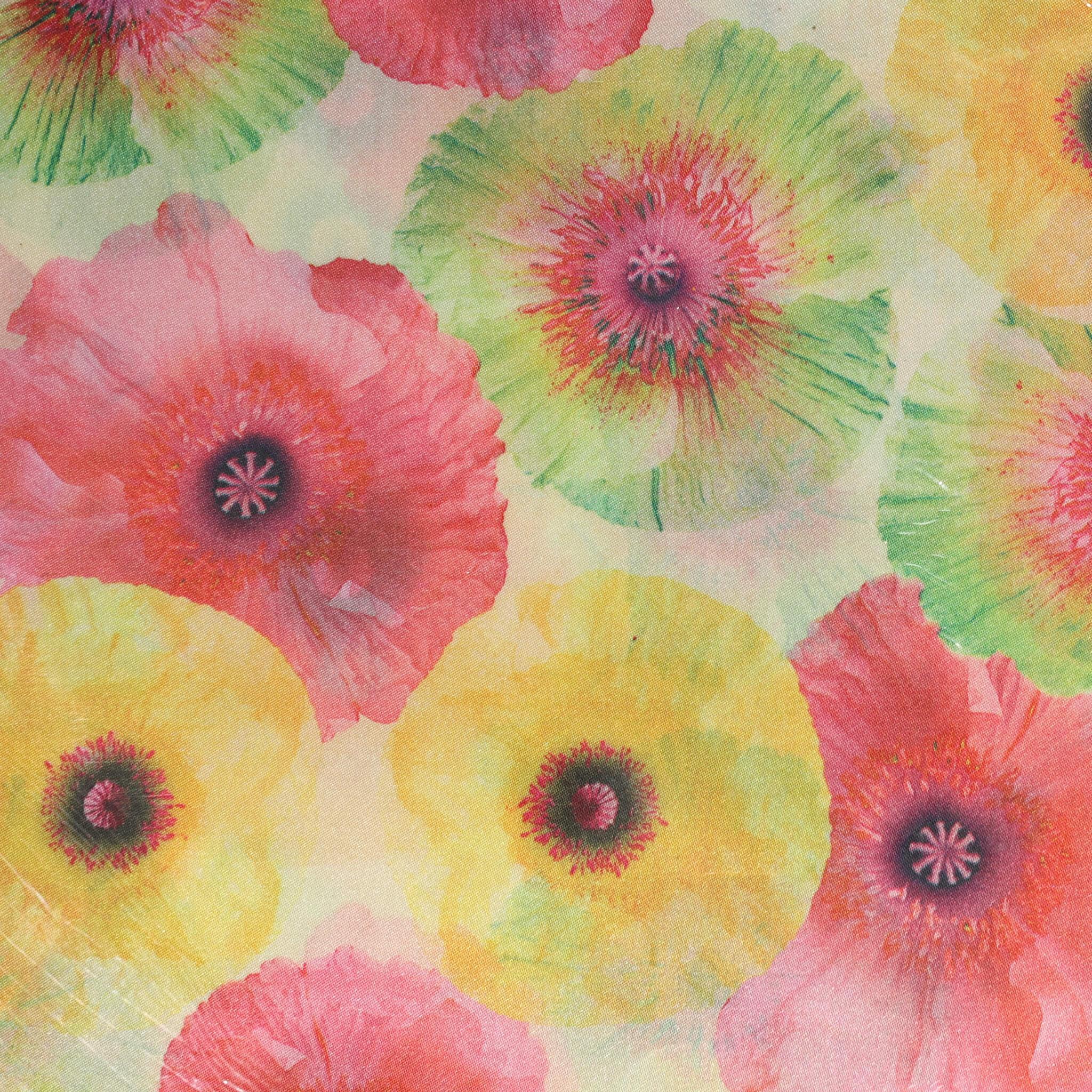 Blue & Red Multi Petal 2pc Sego Gele