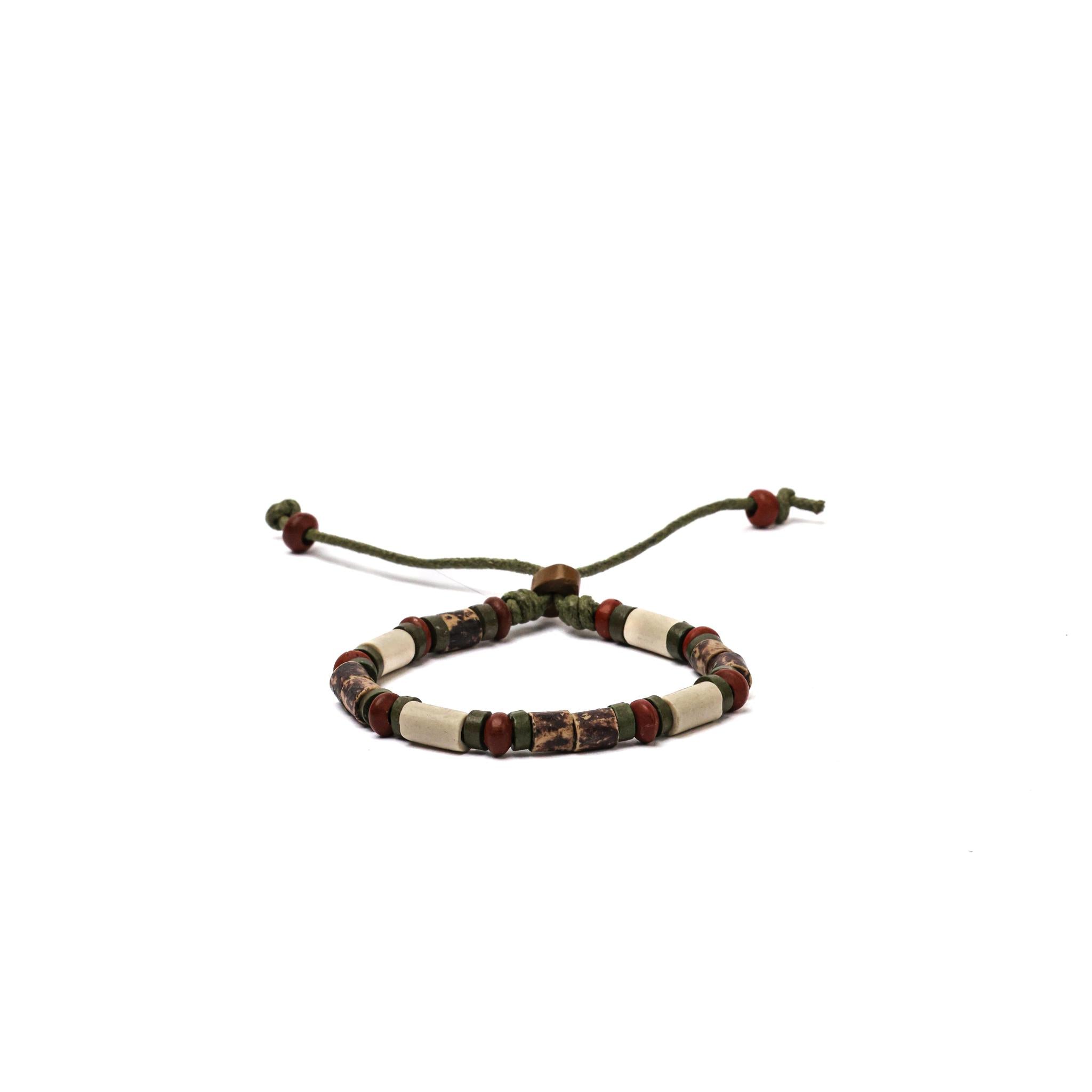 Earth-tone Tribal Bracelet