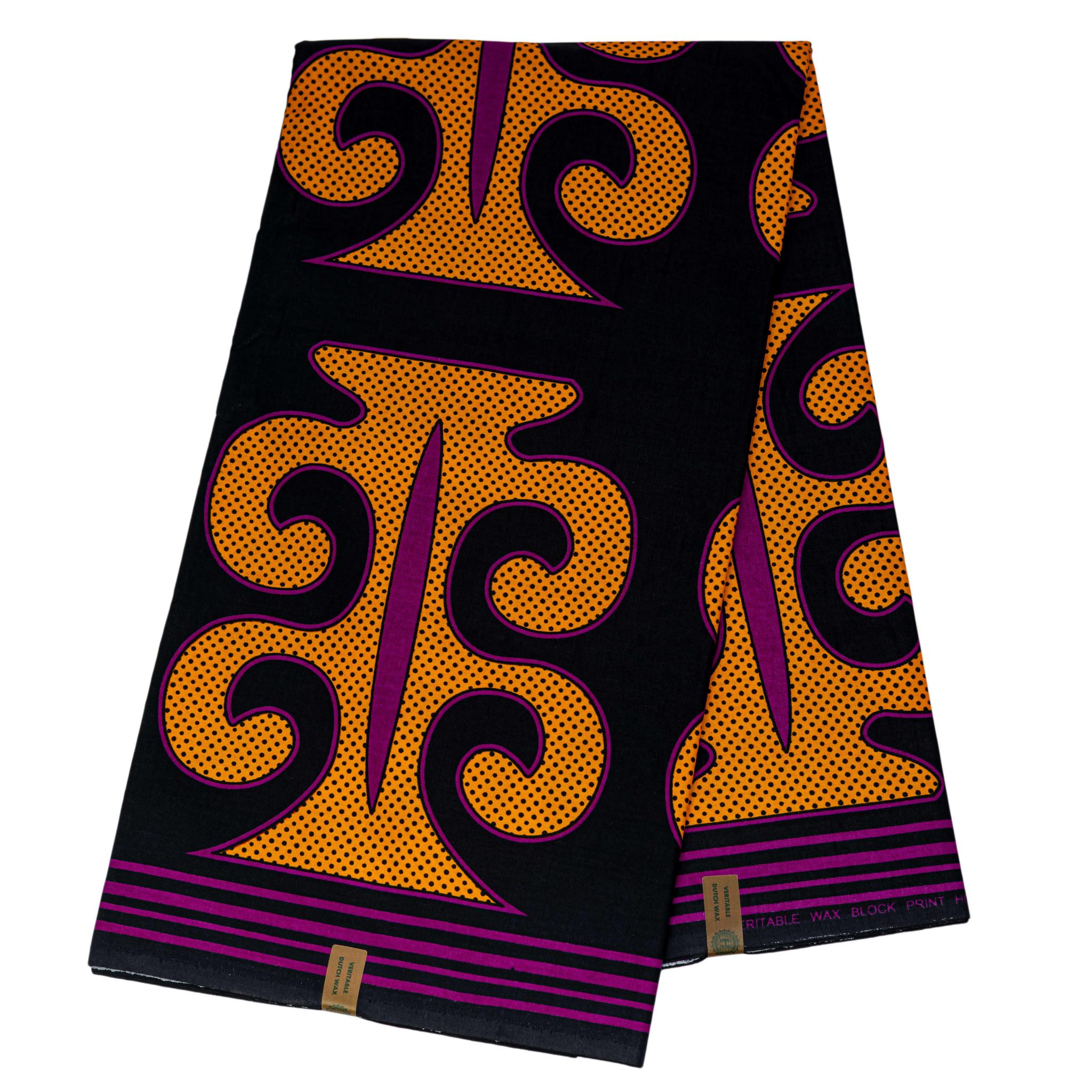 Dwennimmen Bloom Ankara Wax Print Fabric - 6 Yards