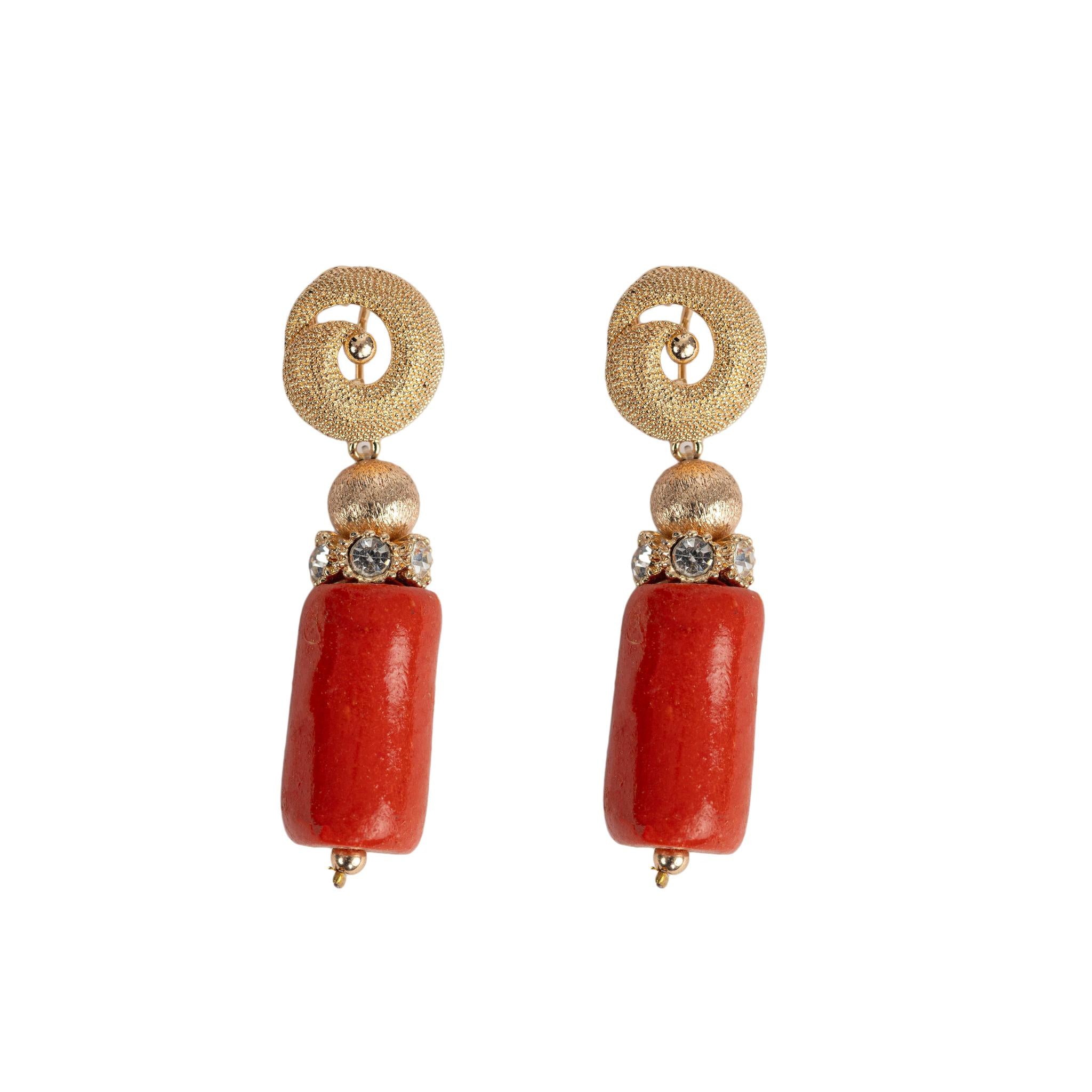 Two Layer Mock Coral Bead Set for Women