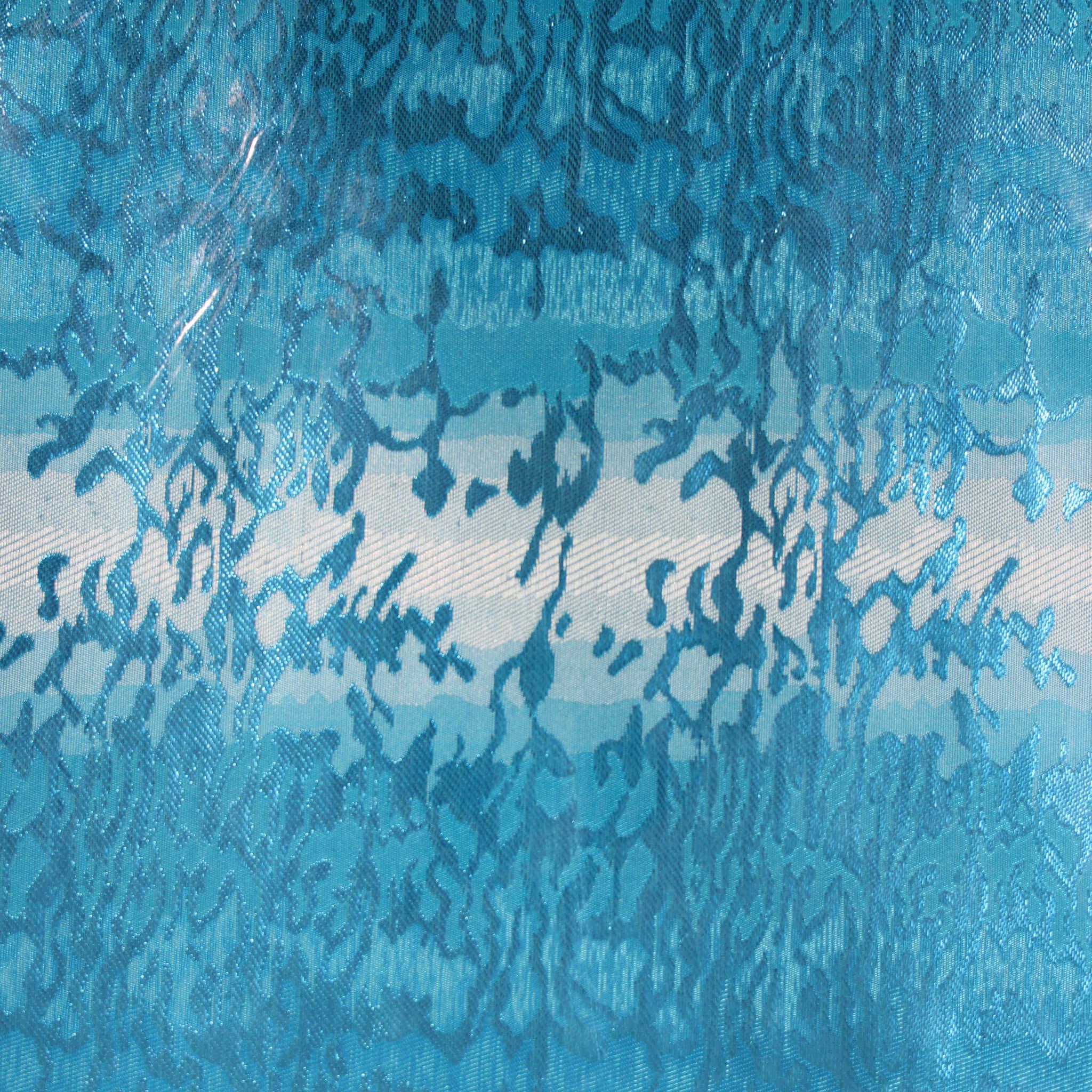 Teal & Silver 2pc Sego Gele