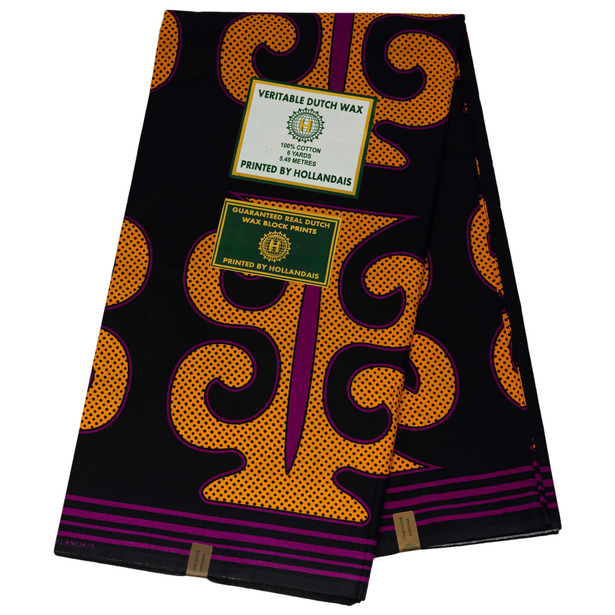 Dwennimmen Bloom Ankara Wax Print Fabric - 6 Yards