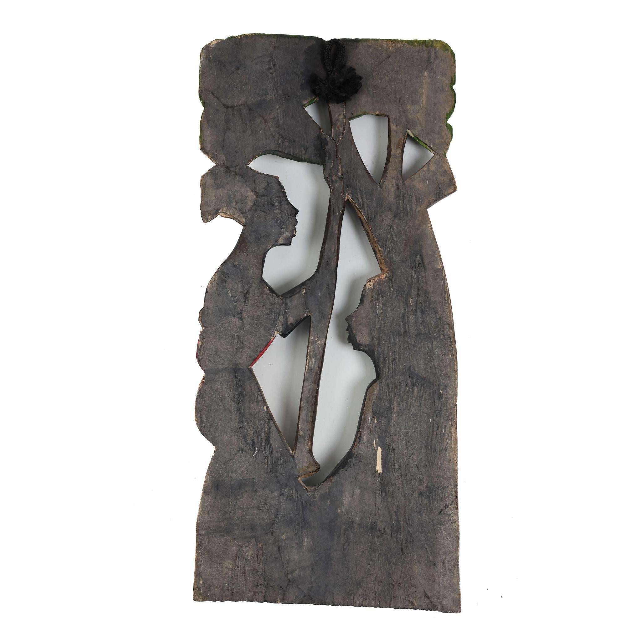 Hand-Carved Wall Art - African Women Pounding Fufu