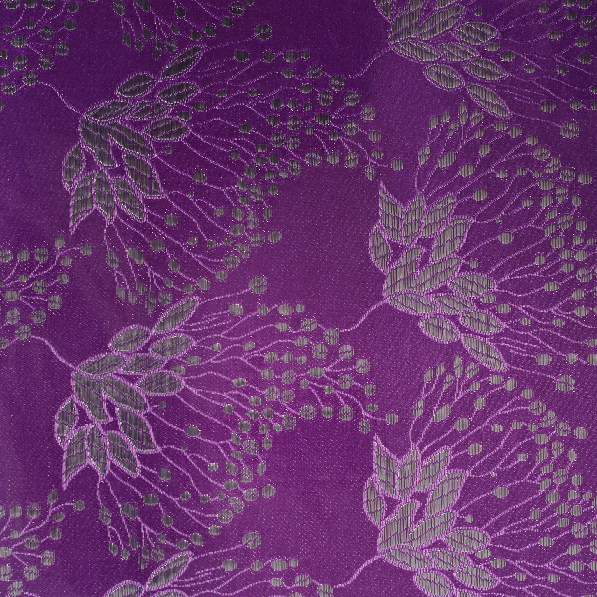 Purple Silver 2pc Sego Gele