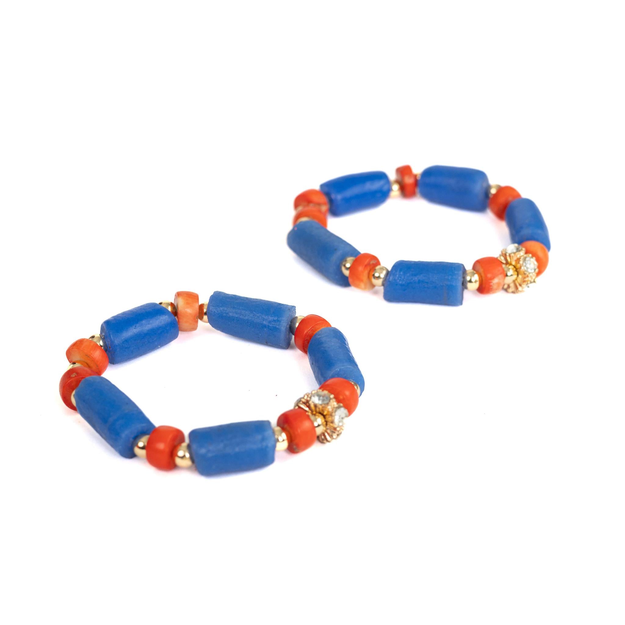 Original Segi Mixed with Coral and Gold Three Step Set