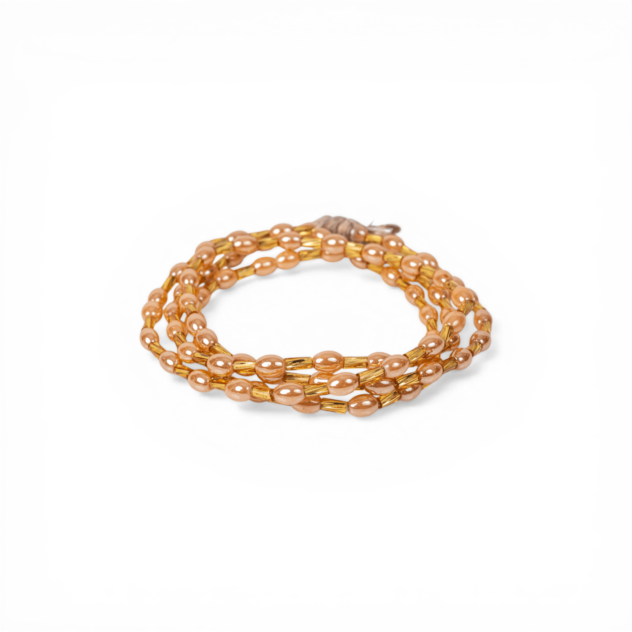 Champagne Radiance Tie-On Waist Beads