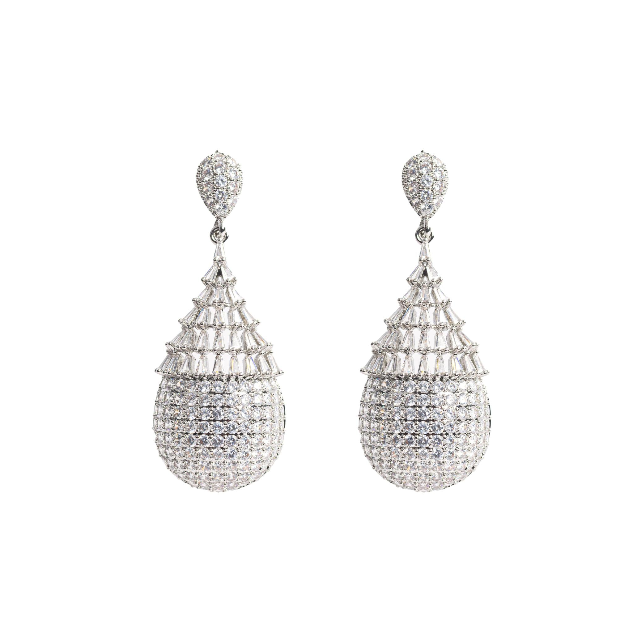 Silver Drop Earring