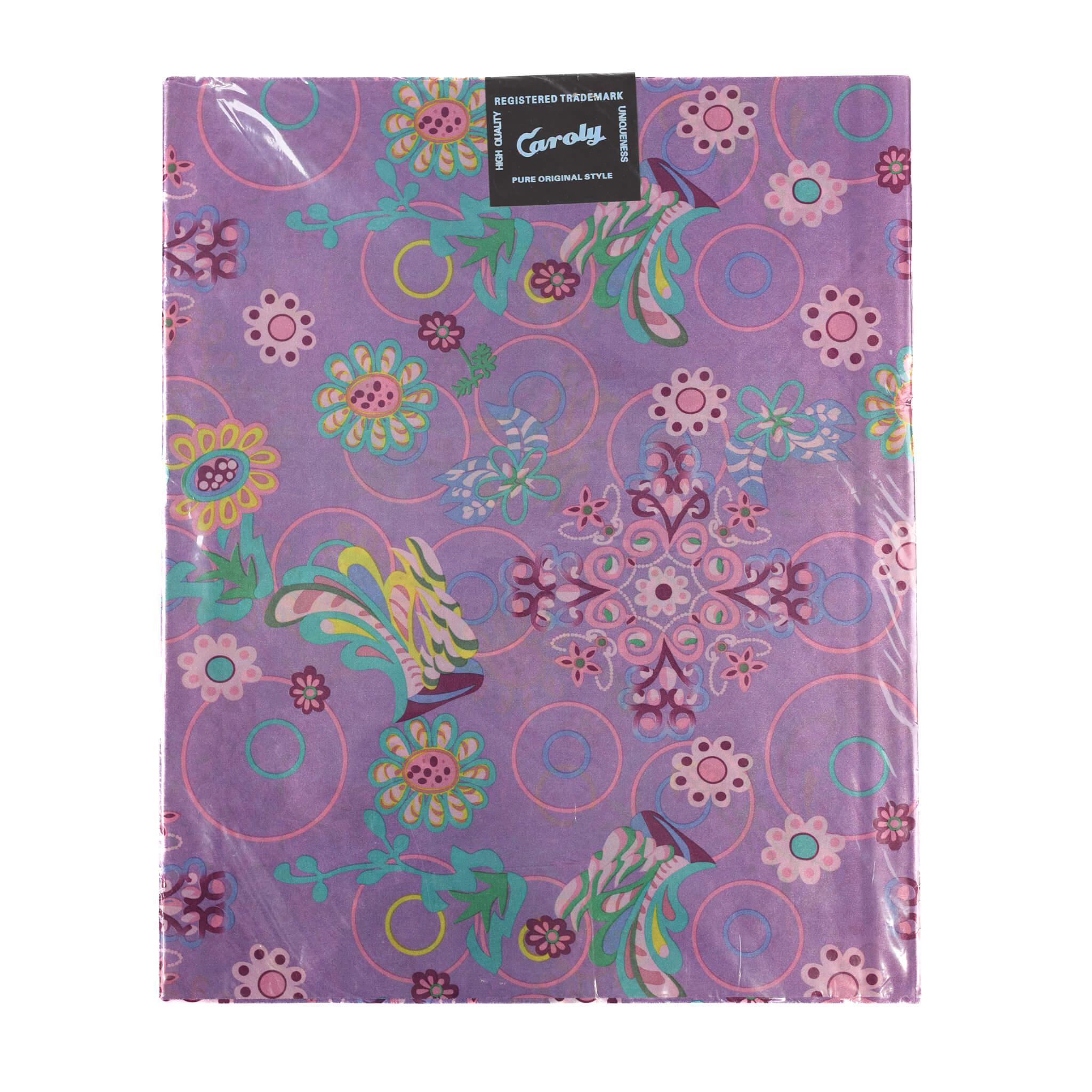 Purple & Yellow Petal 2pc Sego Gele