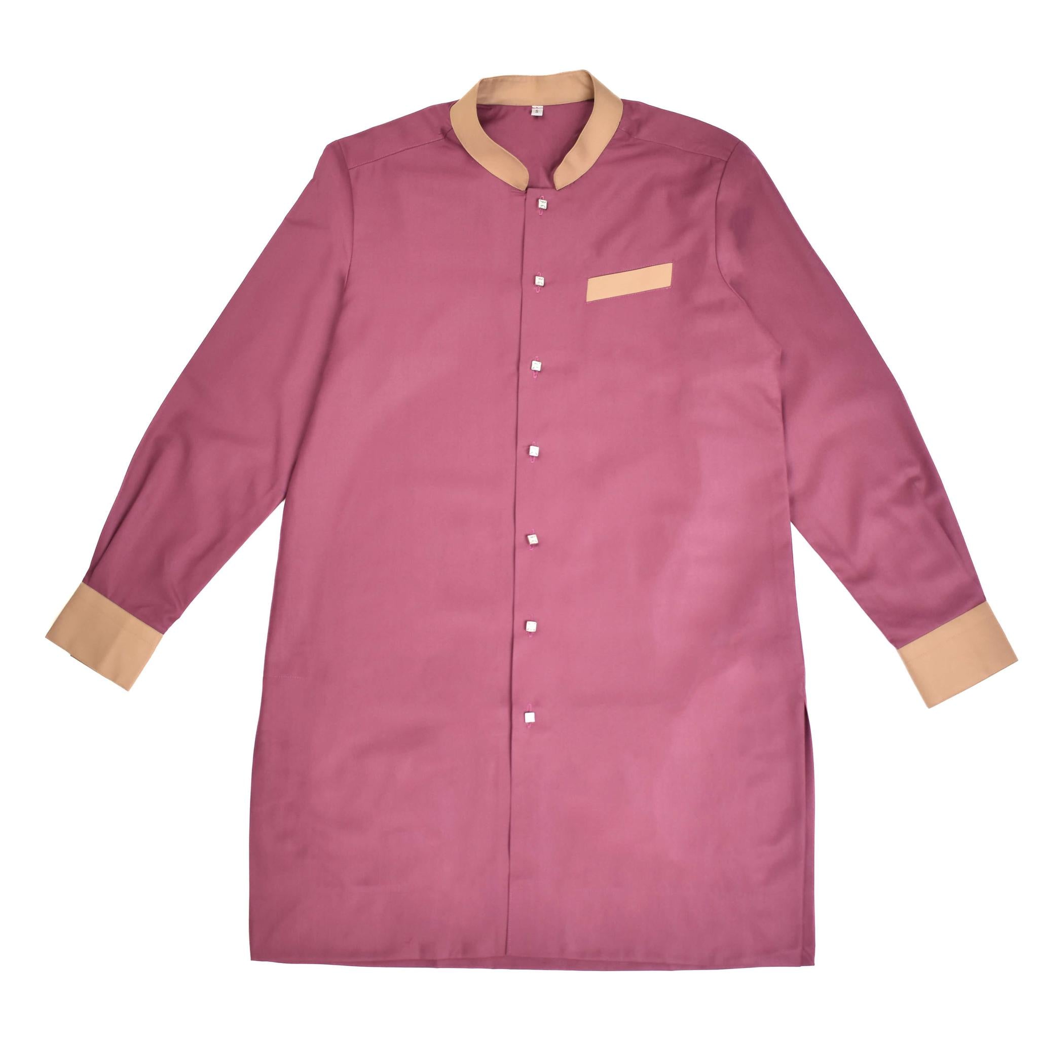 Sky Magenta Collared Suit