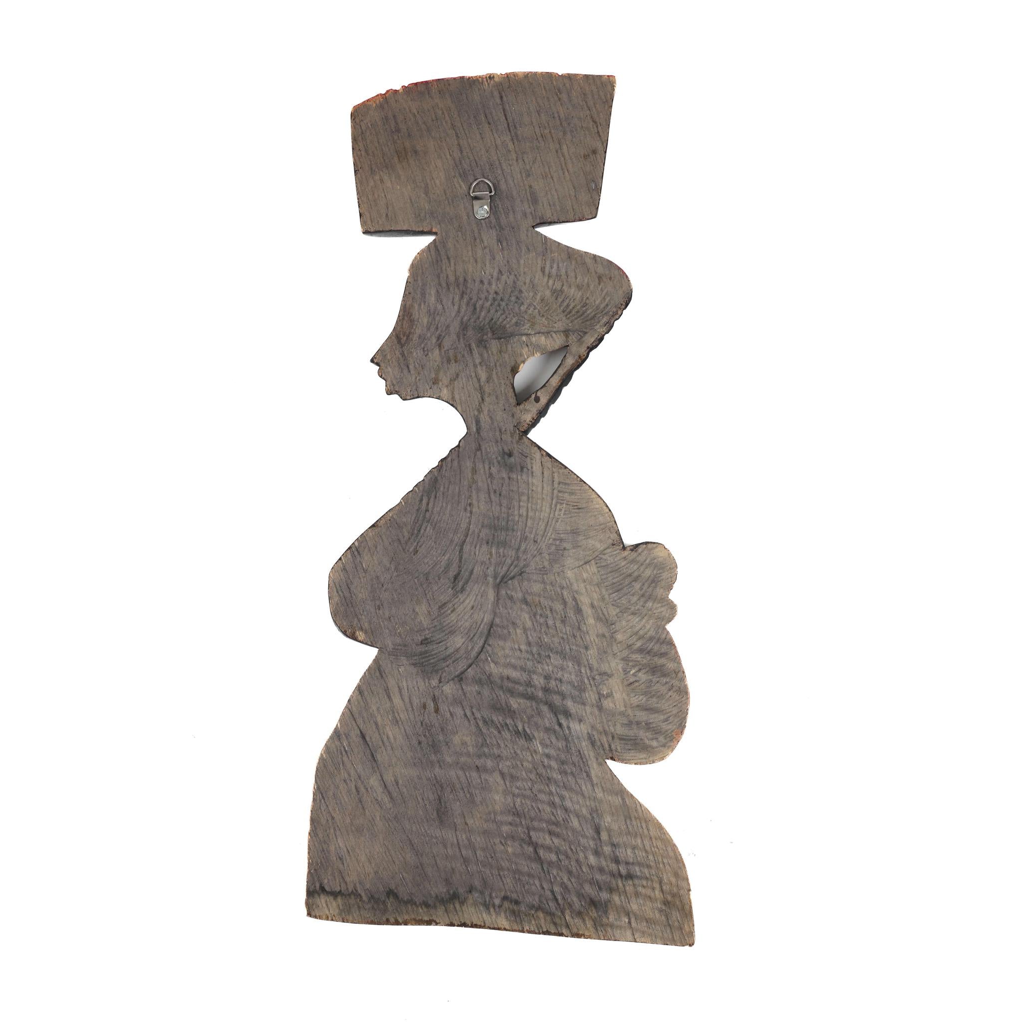 Hand-Carved Mama Africa Wall Sculpture - Large