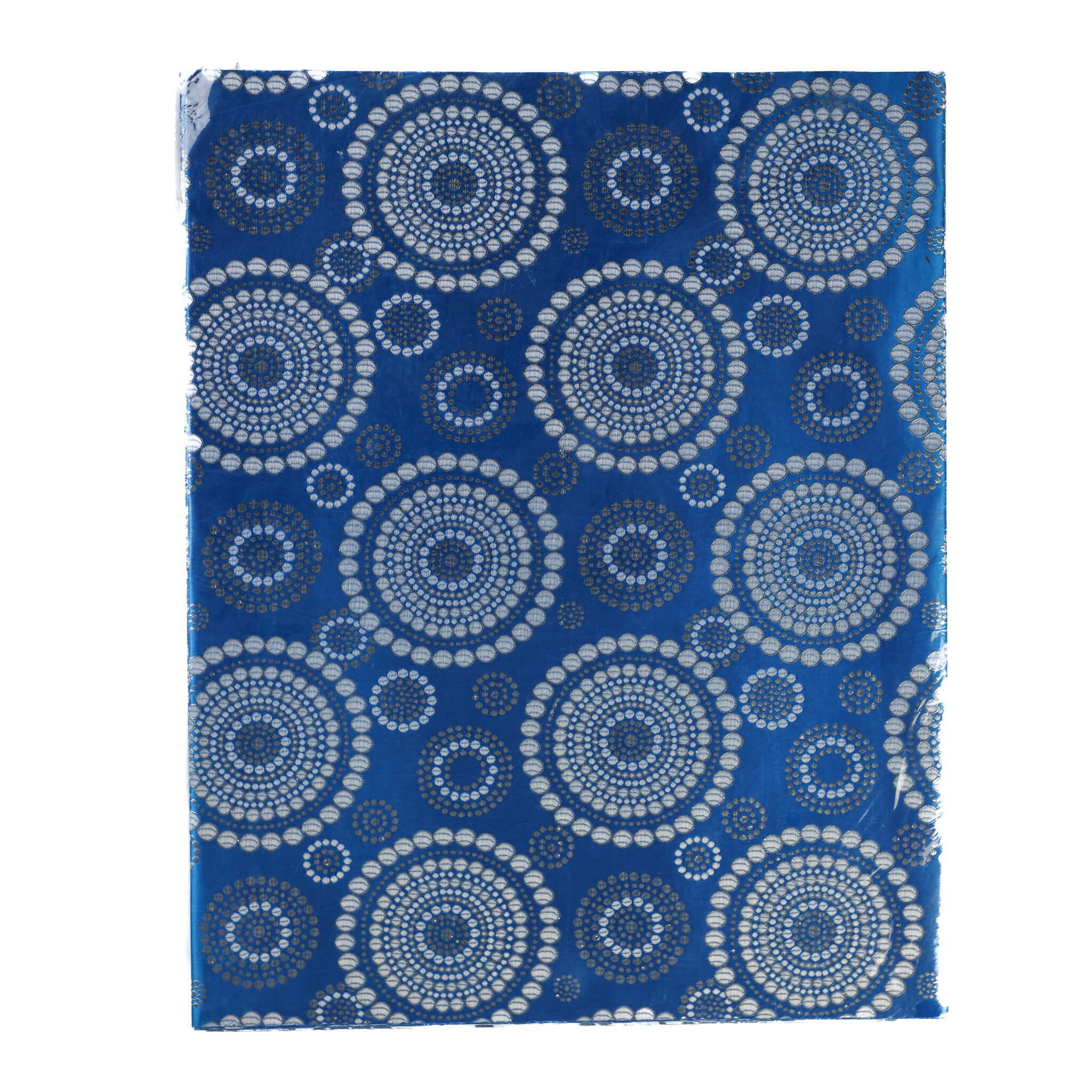 Blue & Silver 2pc Sego Gele