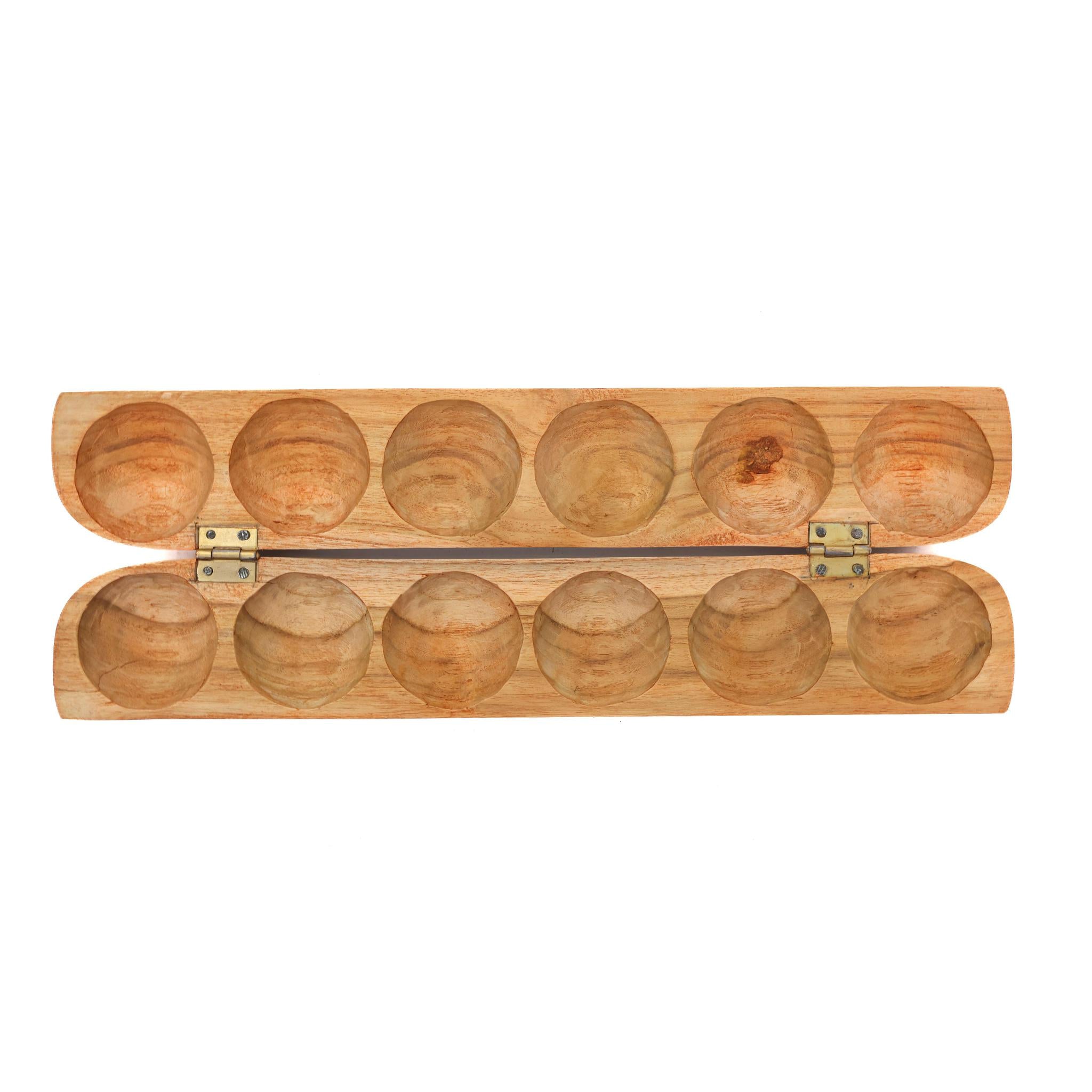 Hand carved Ayò - Mancala Game - Crocodile