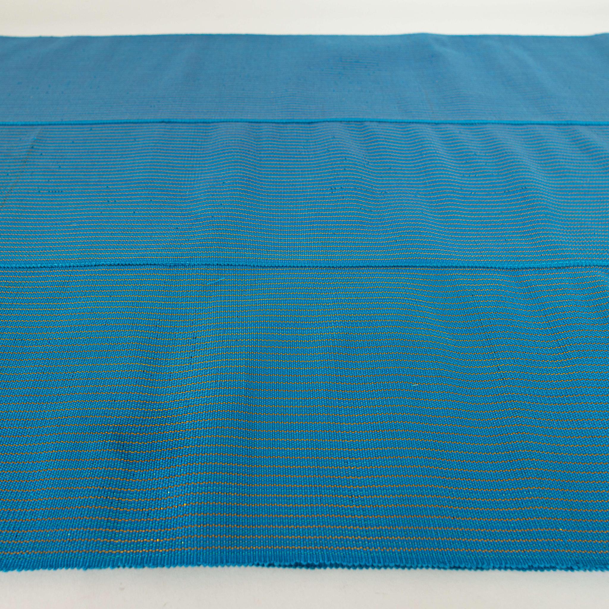 Aso Oke - Gele - Head tie Powder Blue (Cotton)