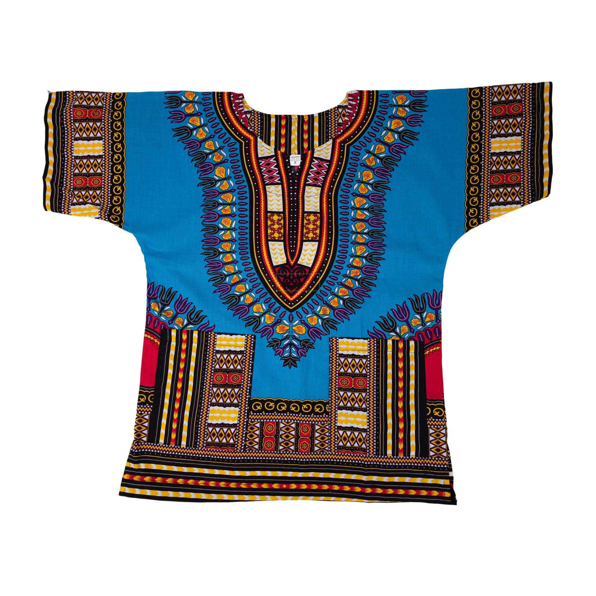 Sky Blue - African Dashiki Shirt