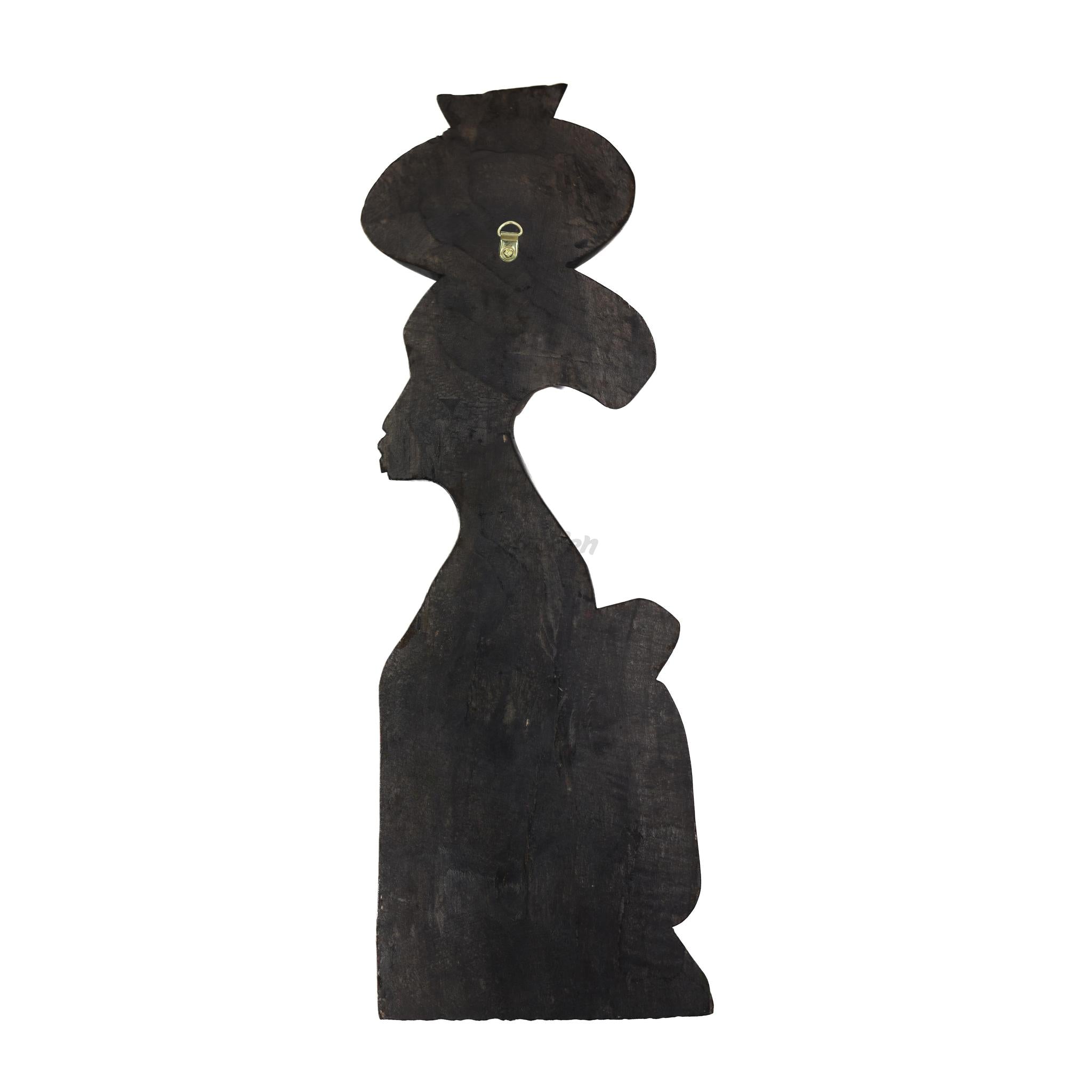 Hand-Carved Mama Africa Wall Sculpture