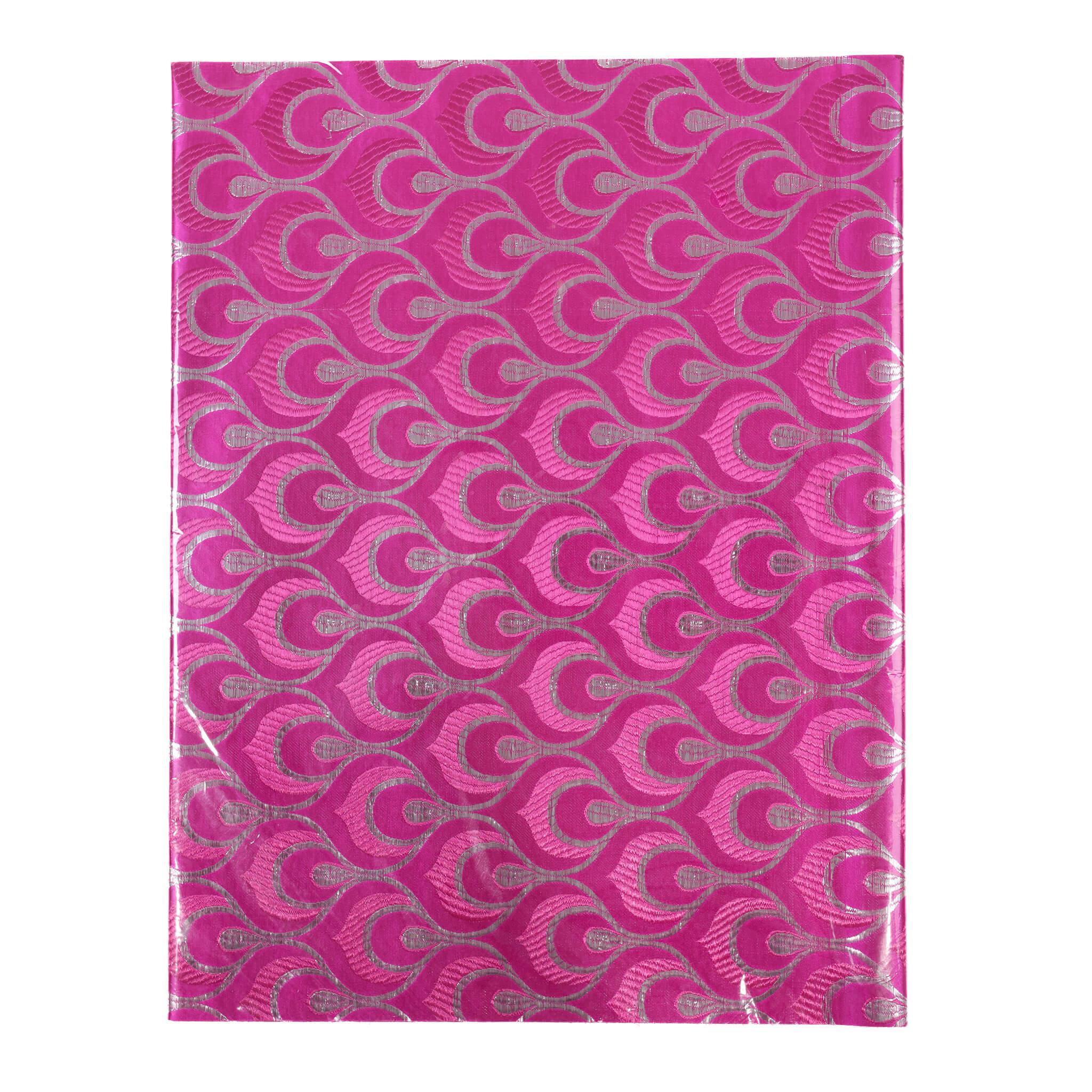 Pink & Silver 2pc Sego Gele