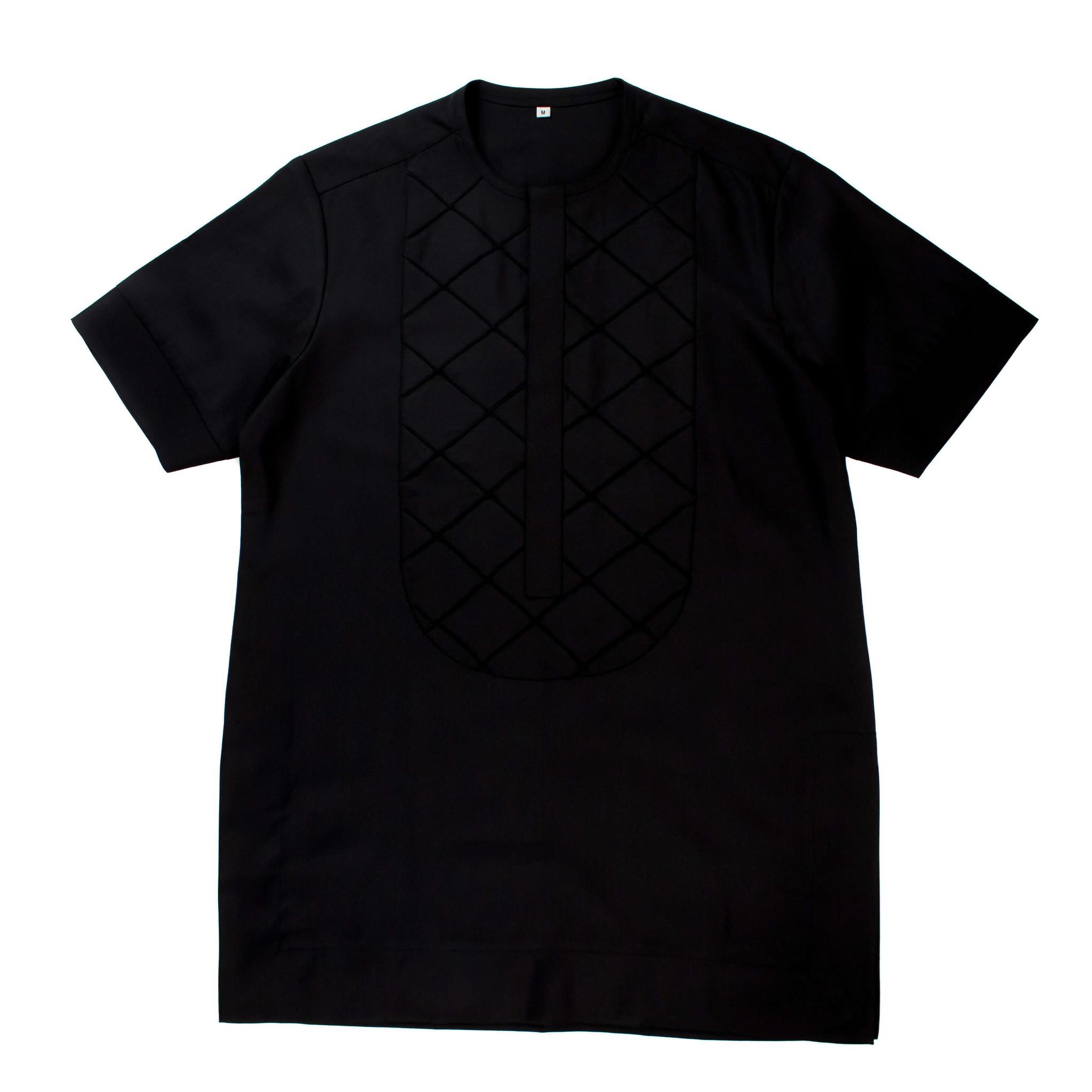 Black Short Sleeve Suit