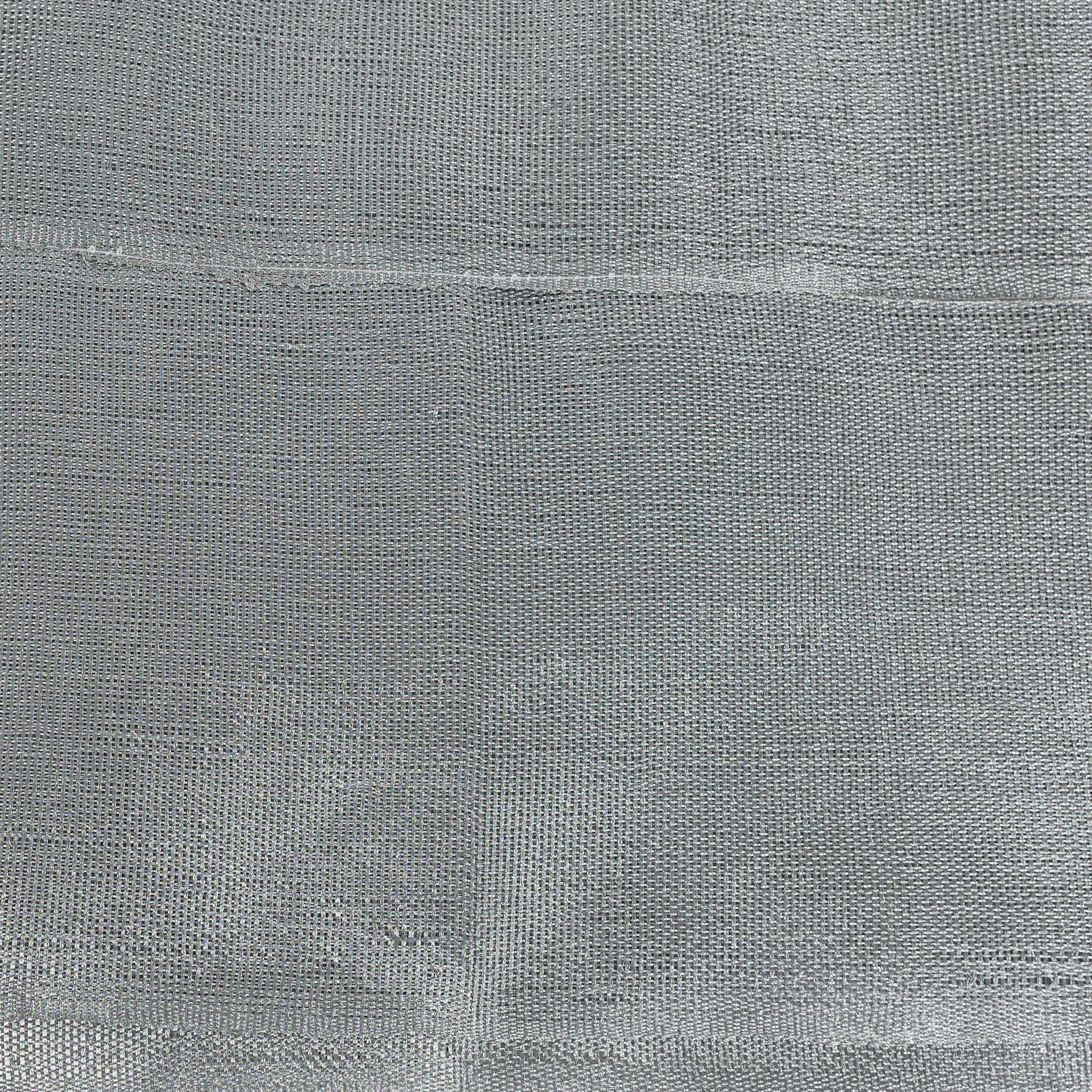 Aso Oke Gele - Headwear - Metallic Sliver