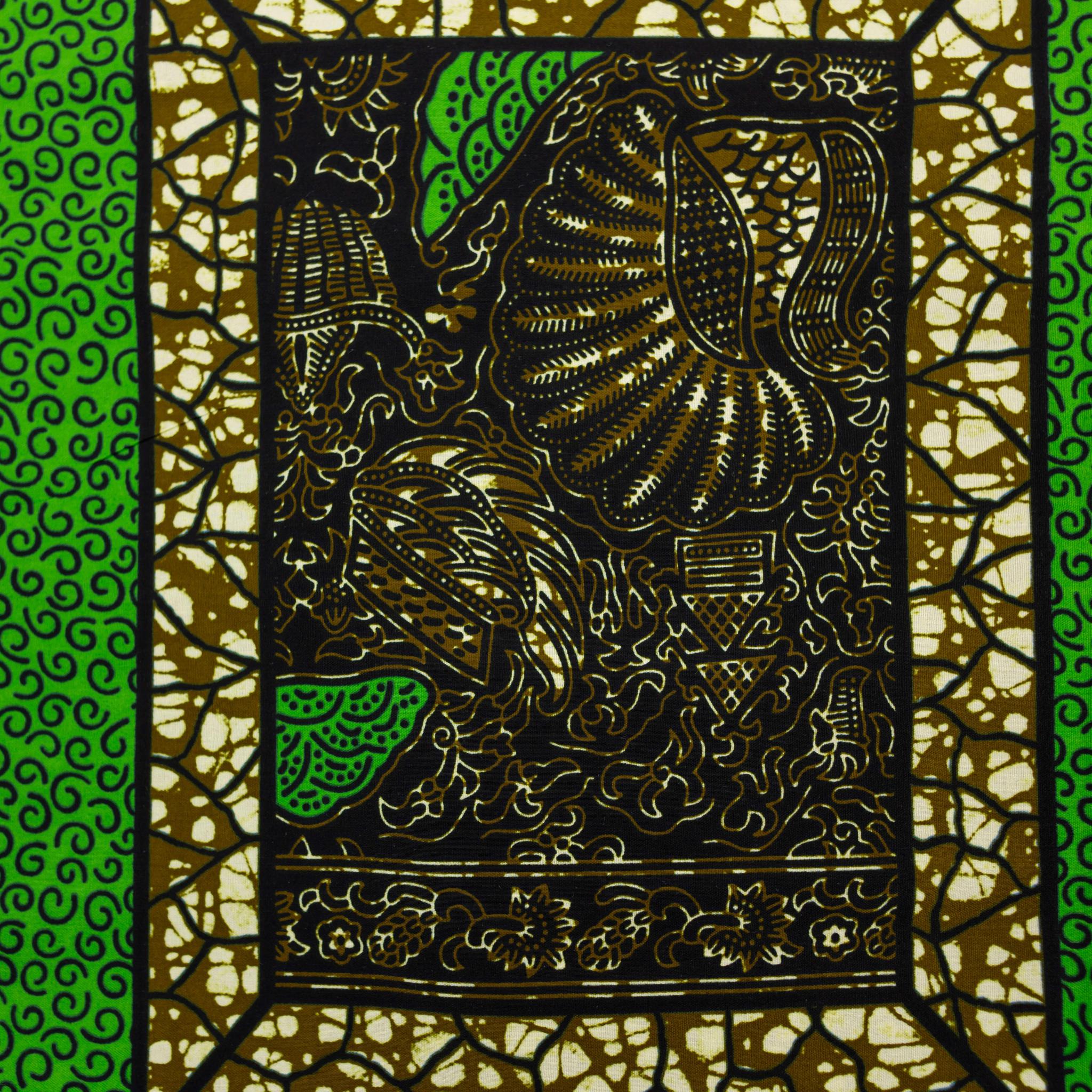 Green Wax Pint Fabric - 6 Yards