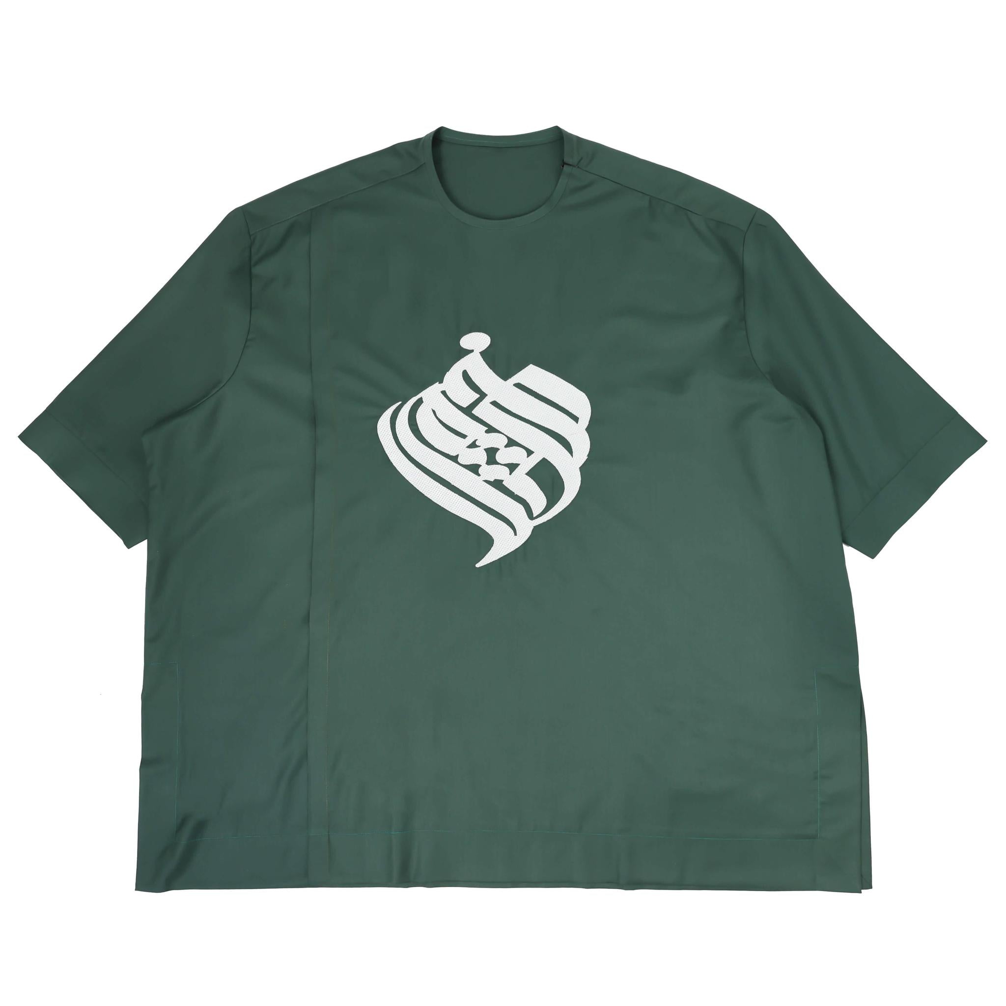 Army Green 2pc Quater Sleeve Kaftan