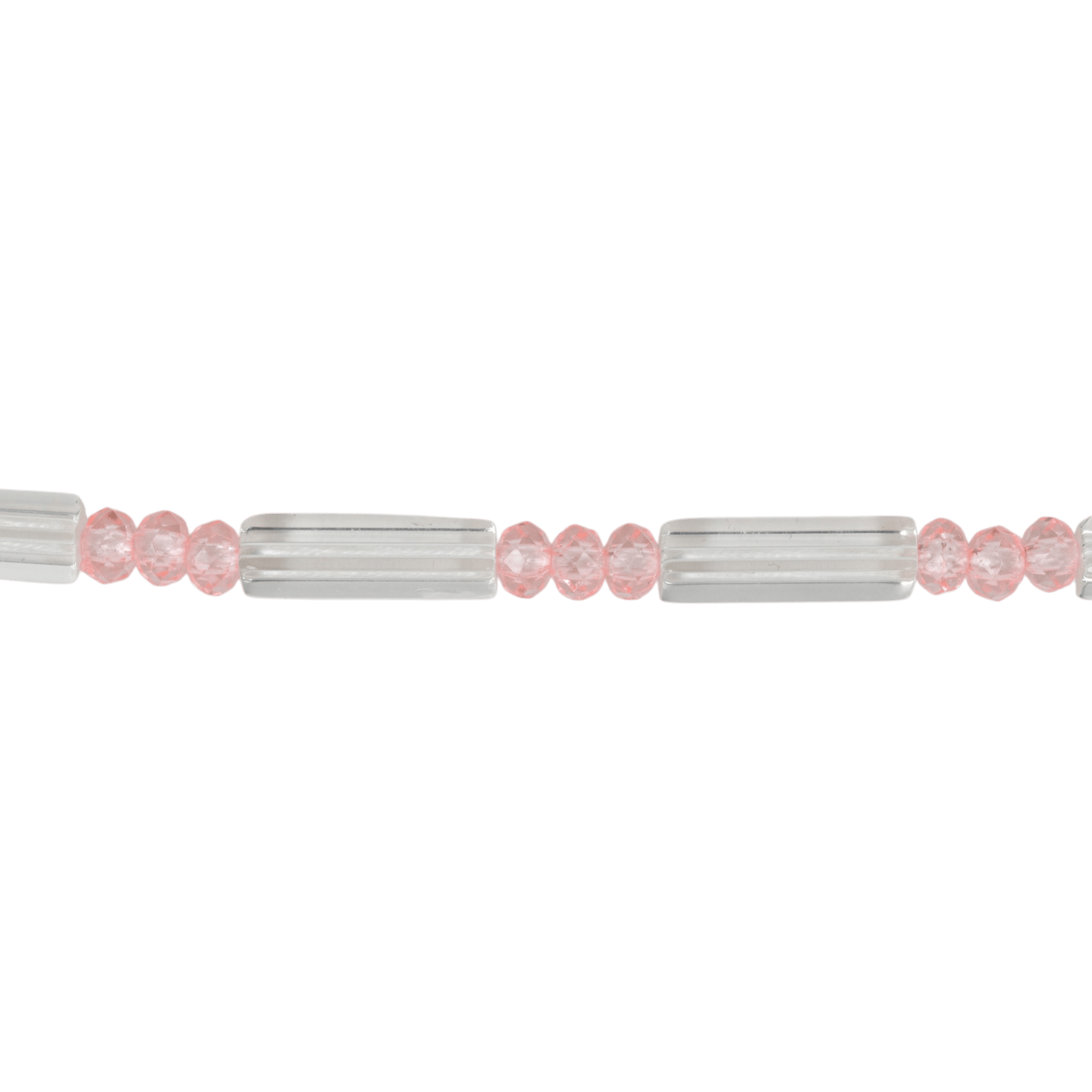 Crystal Blush Tie-On Waist Beads