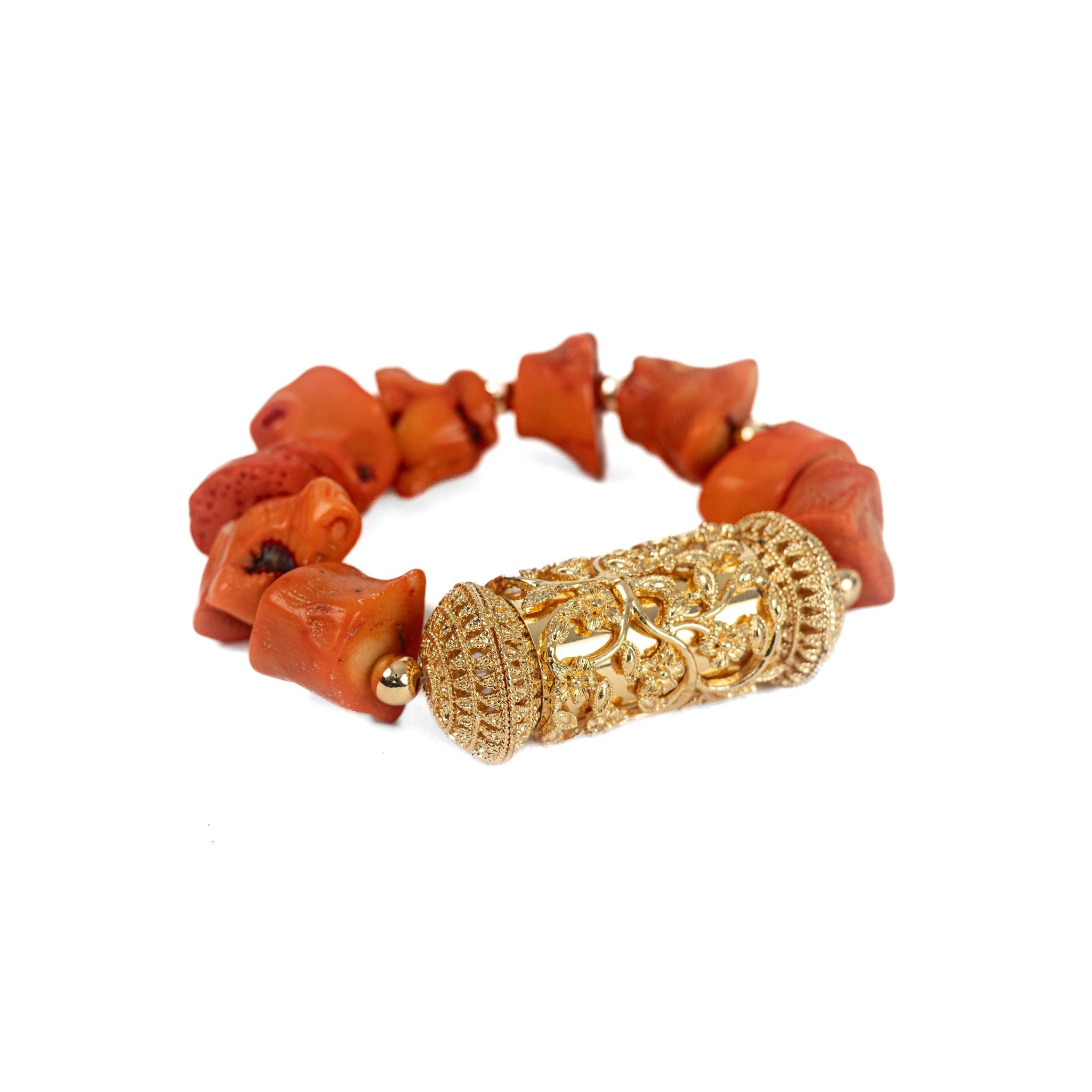 Original Coral Jewelry Two Step Choker Set