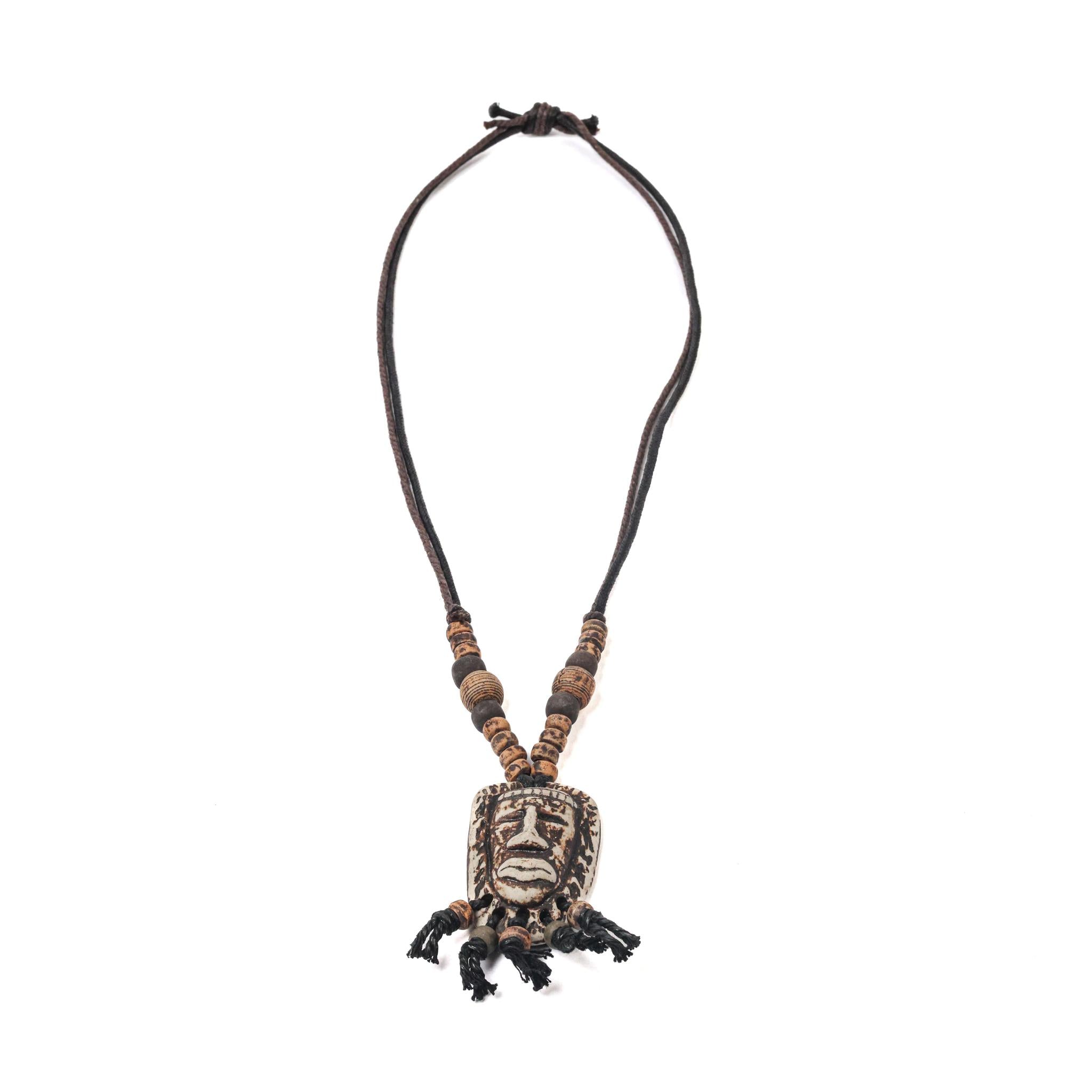 Unique Mask Pendant Necklace