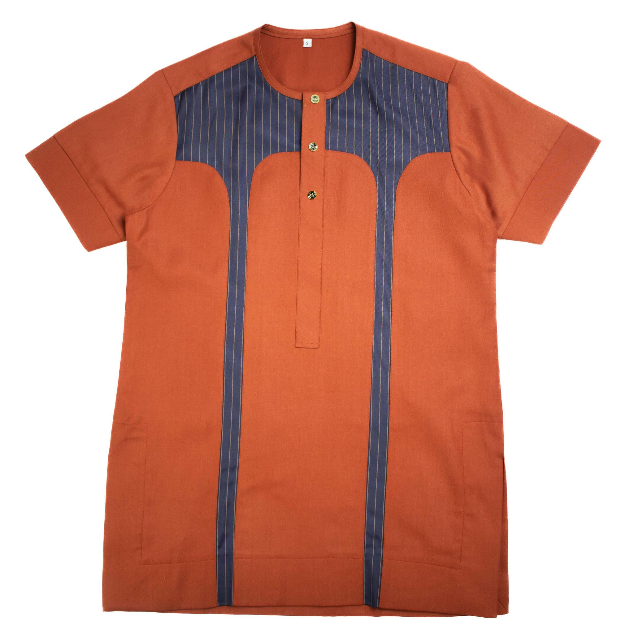Orange Short Sleeve Suit