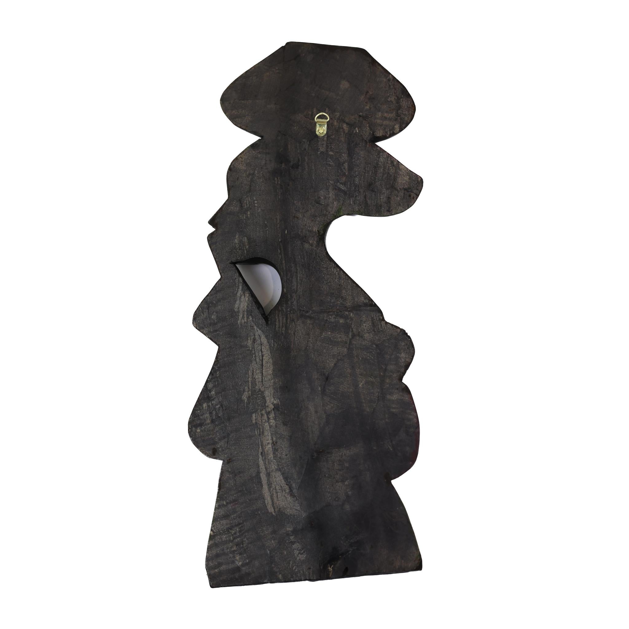 Hand-Carved Mama Africa Wall Sculpture