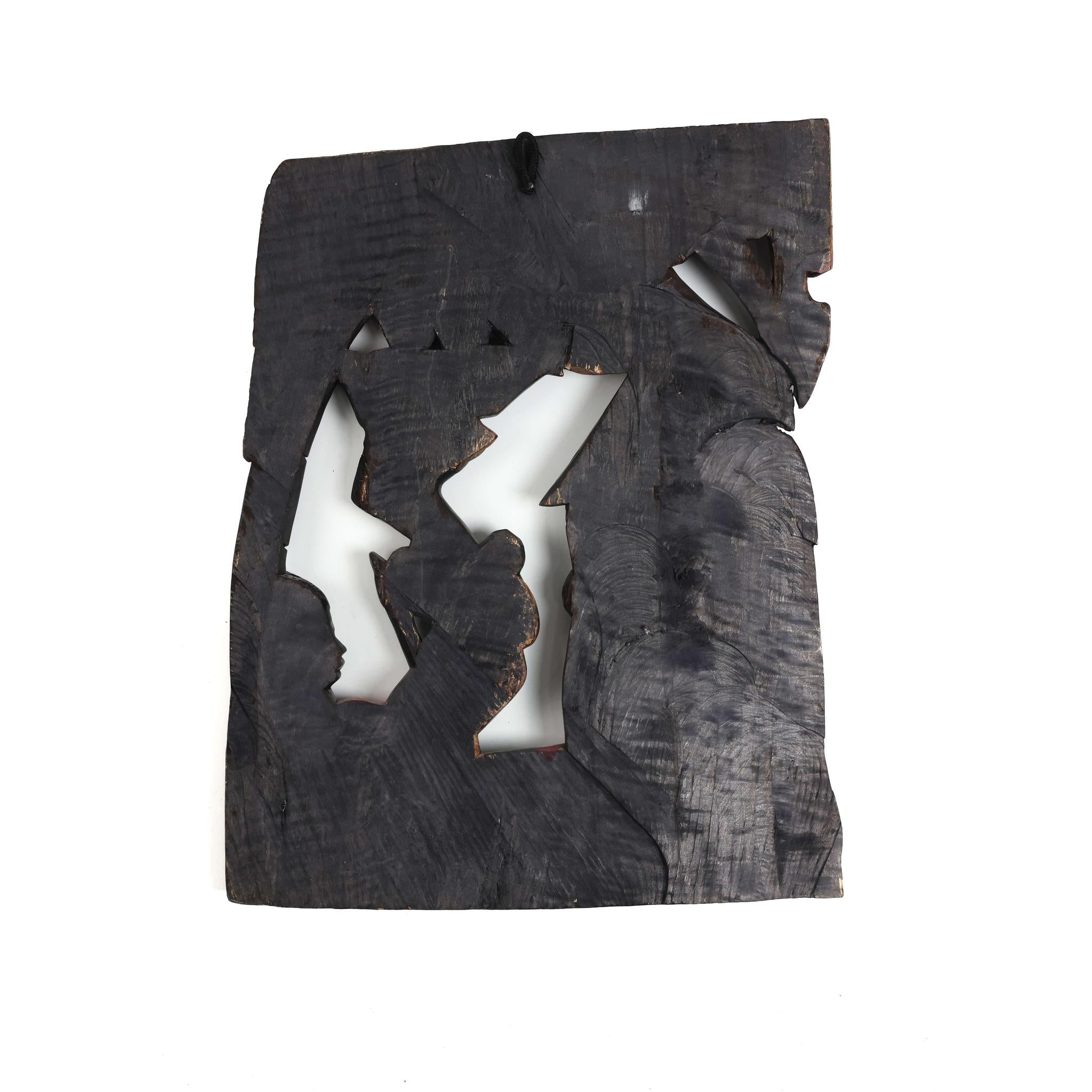 Hand-Carved Wall Art - African Village