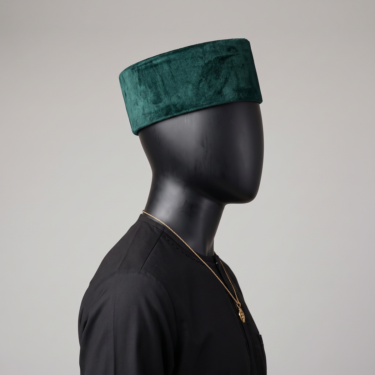Green Velvet Traditional Nigerian Cap