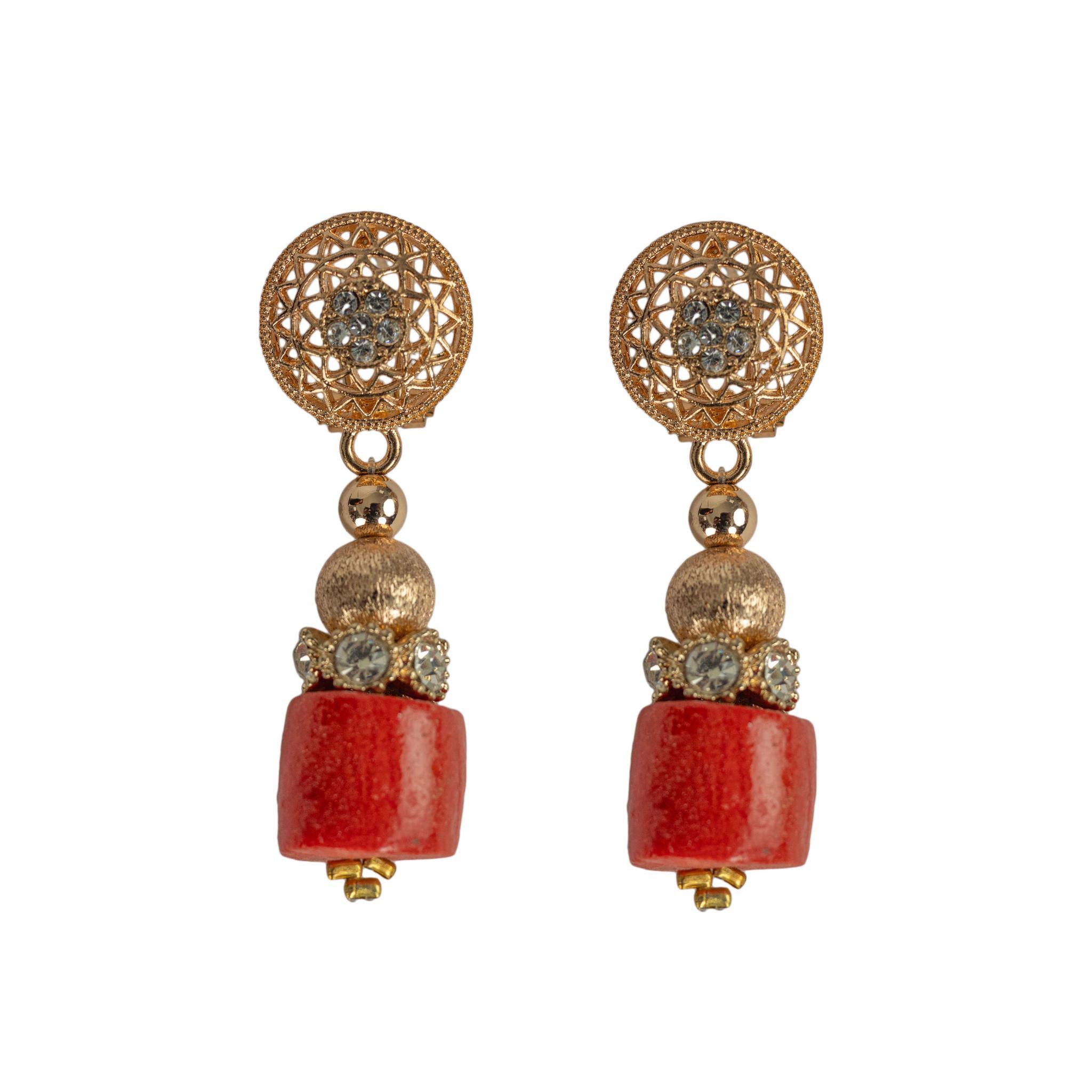 Nigerian Coral Bead Three Layers Women's Set