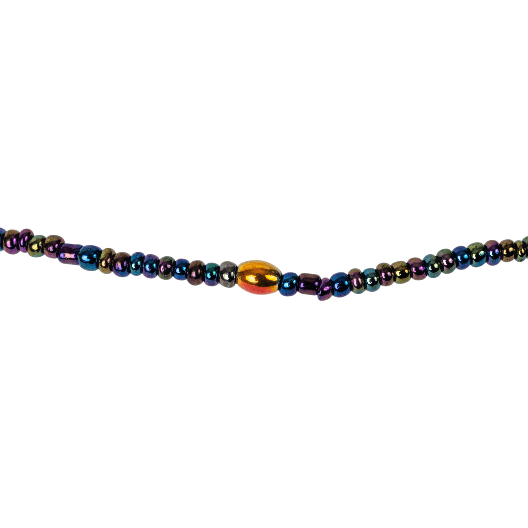 Midnight Mirage Iridescent Tie-On Waist Beads