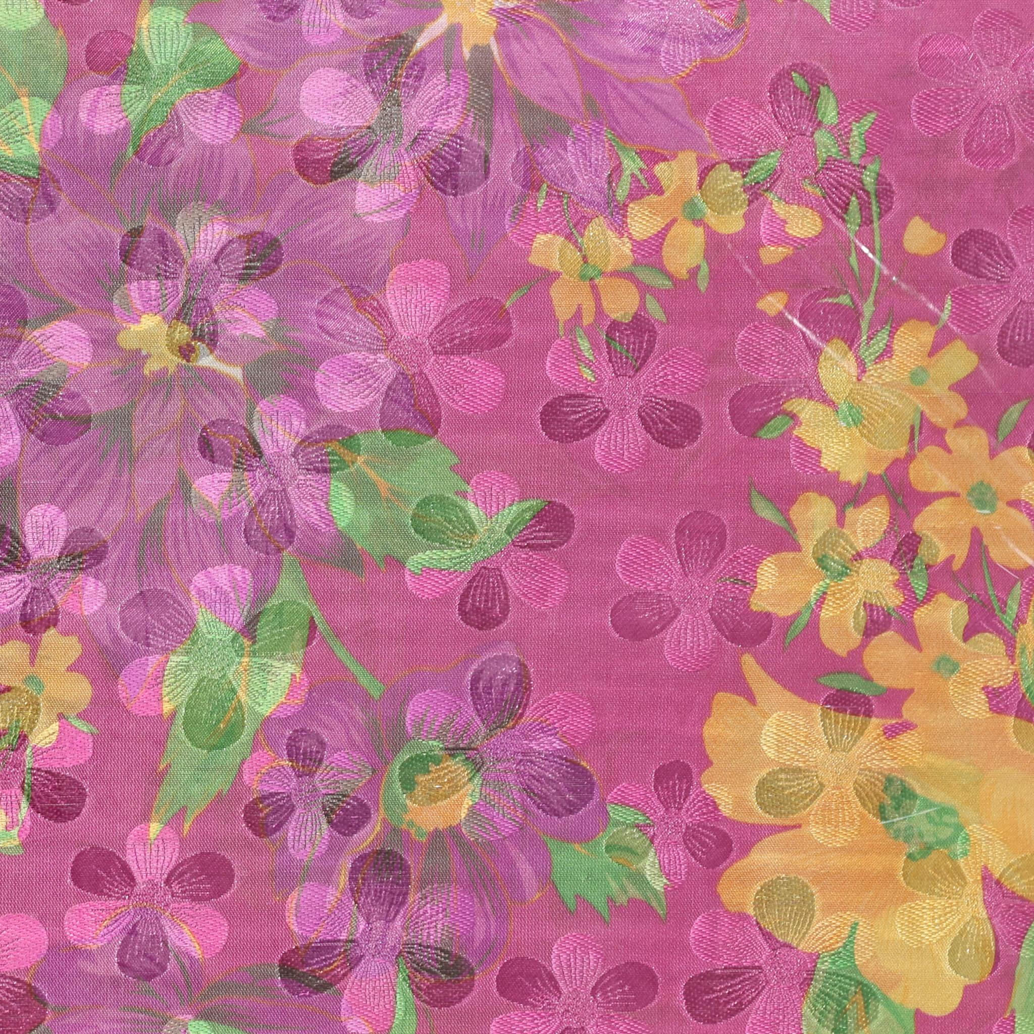 Pink & Yellow Petal 2pc Sego Gele