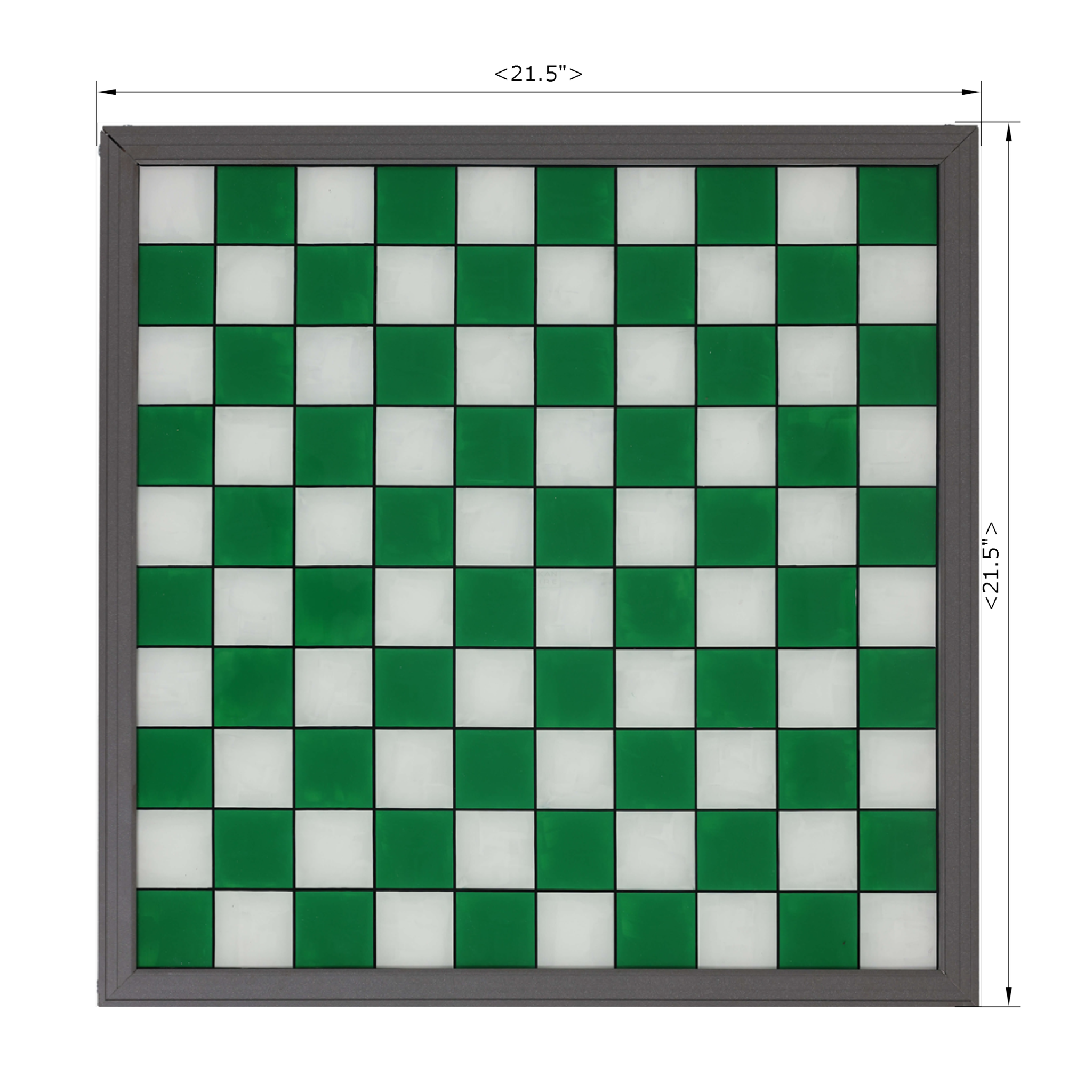 10x10 International Draughts Checkers Board