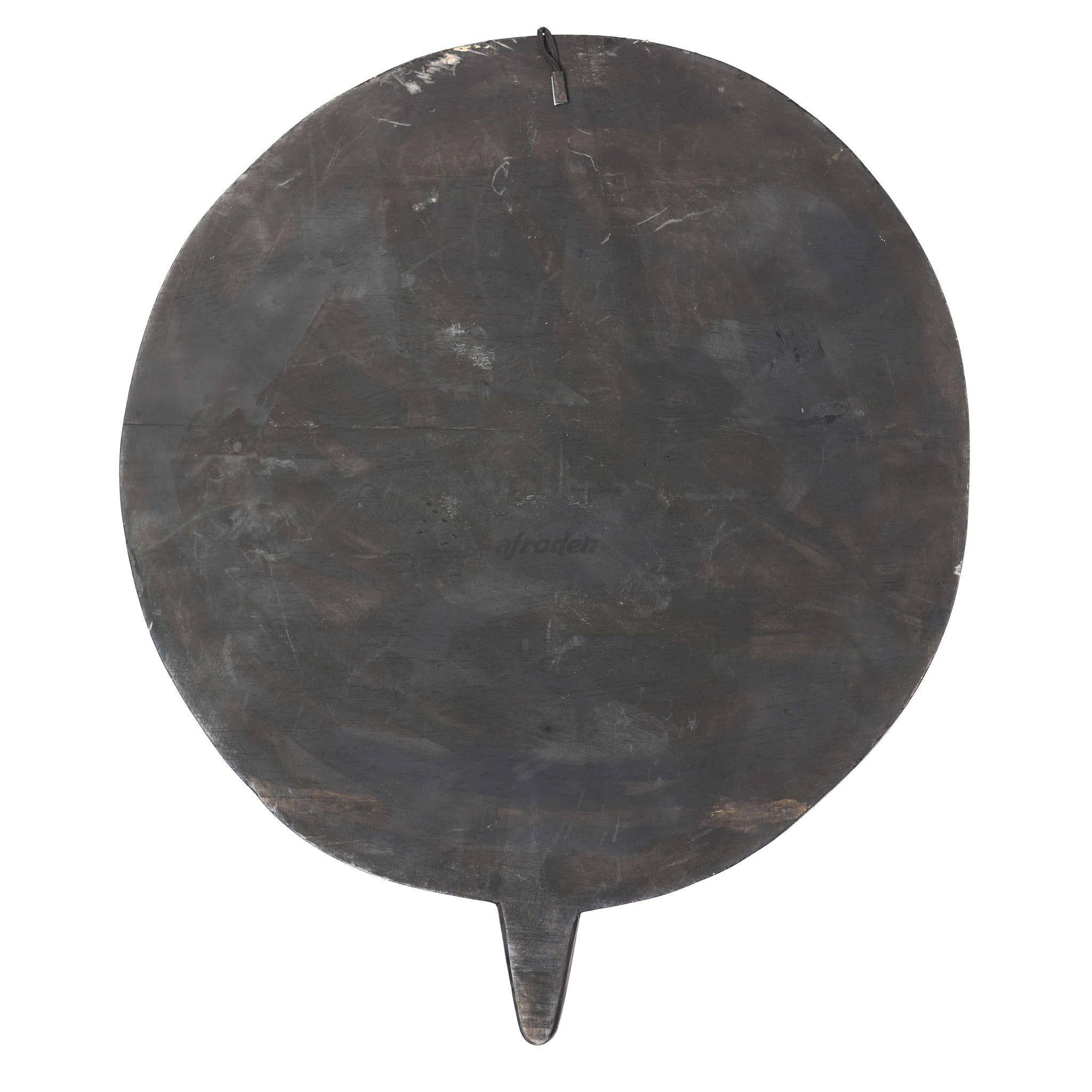 Hand-Carved Wall Bwa Sun Mask (Bobo) - 18.5"