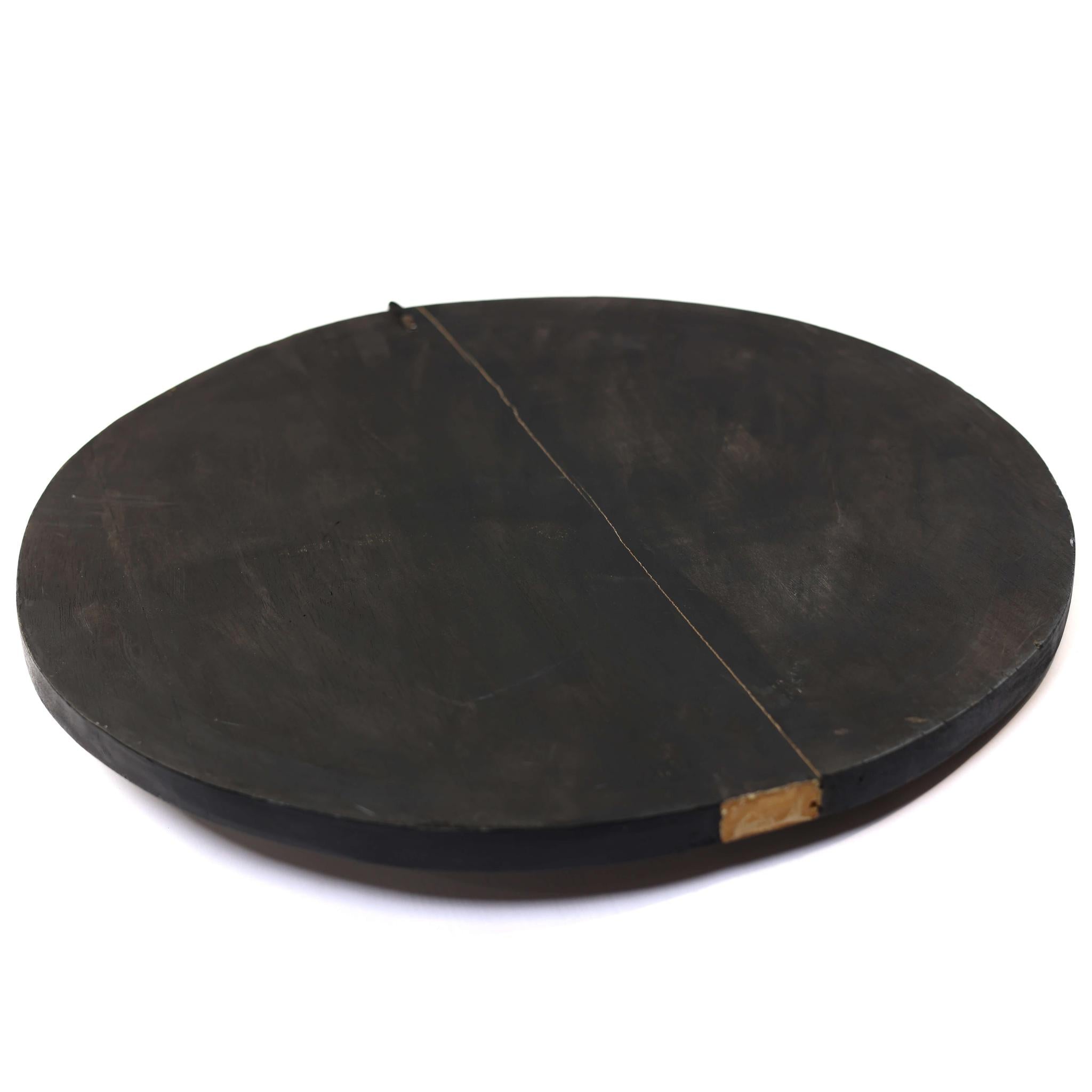 Hand-Carved Wall Bwa Sun Mask (Bobo) - 24.5"