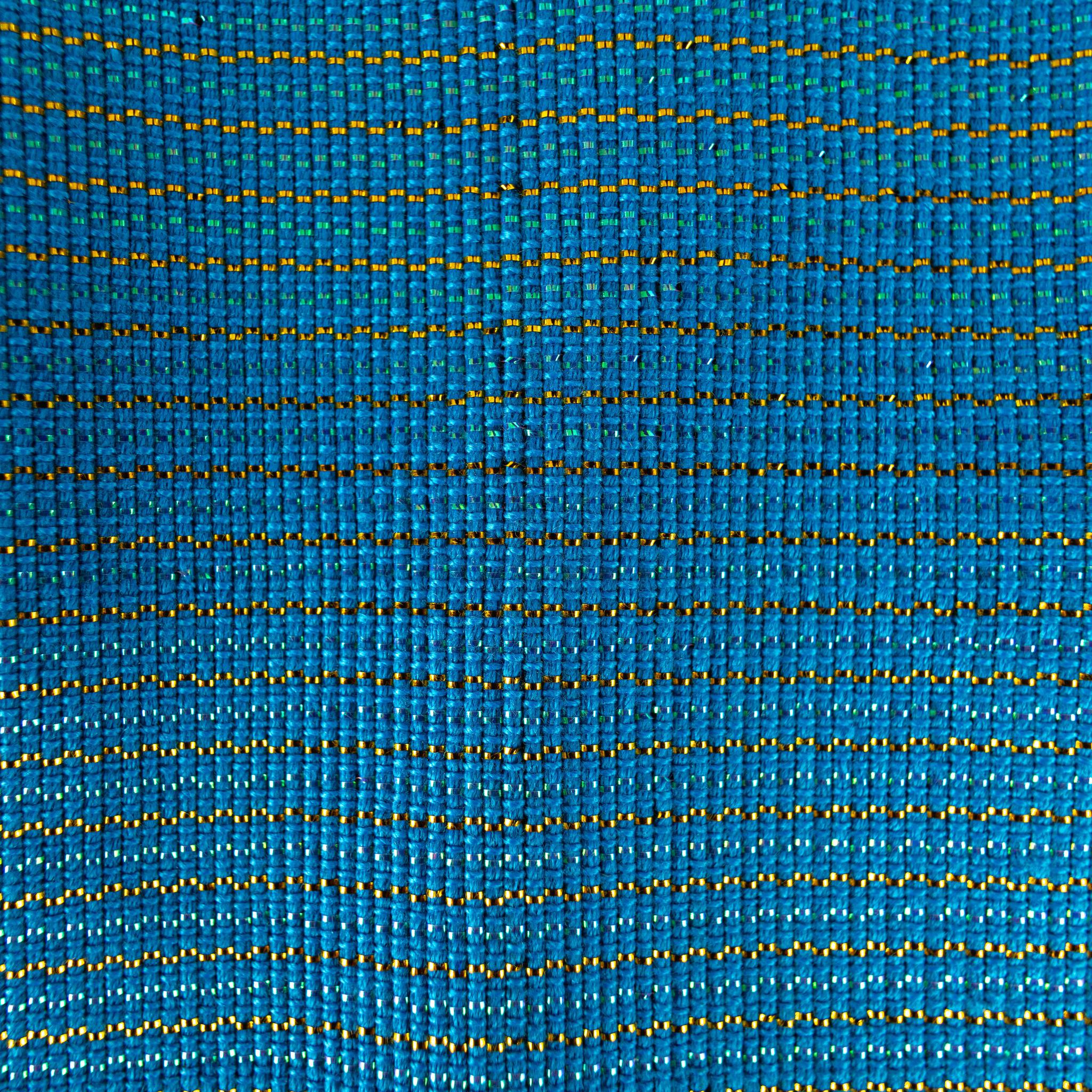 Aso Oke - Gele - Head tie Powder Blue (Cotton)